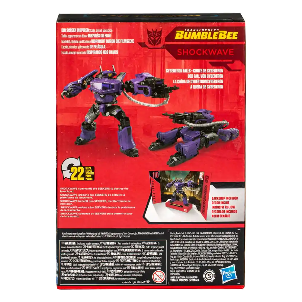 Transformers: Bumblebee Studio Series Voyager Class Akčná figúrka Shockwave 17 cm produktová fotografia