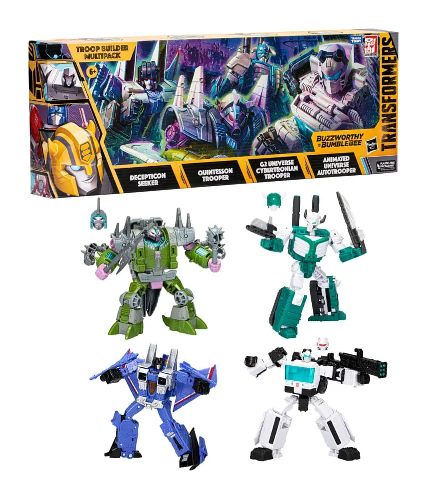 Transformers Buzzworthy Bumblebee akčná figúrka 4-balenie 86-24BB Ironhide (Voyager Class) & 86-20BB Prowl (Deluxe Class) produktová fotografia