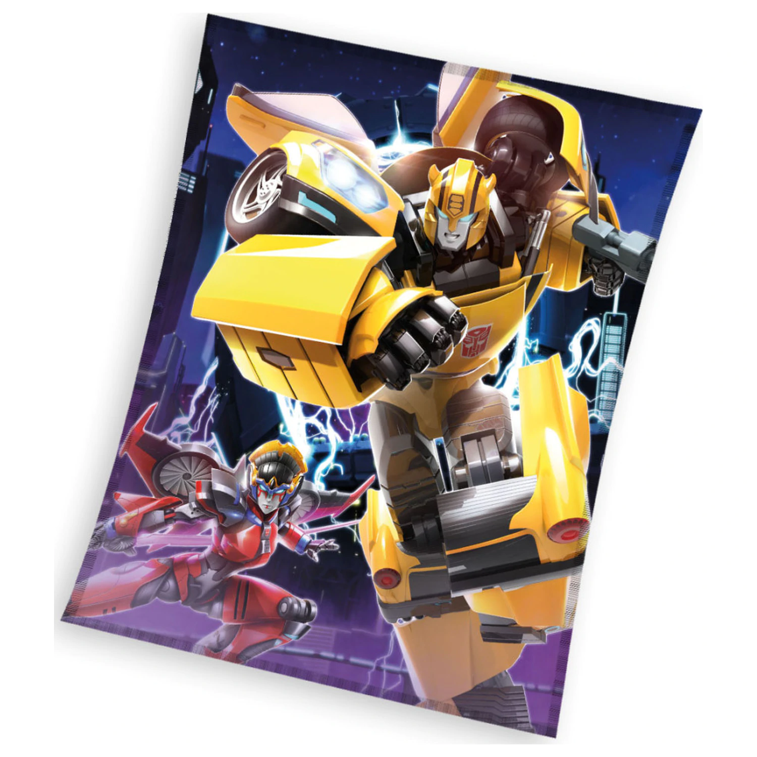 Transformers Crimsonbyte flísová deka produktová fotografia