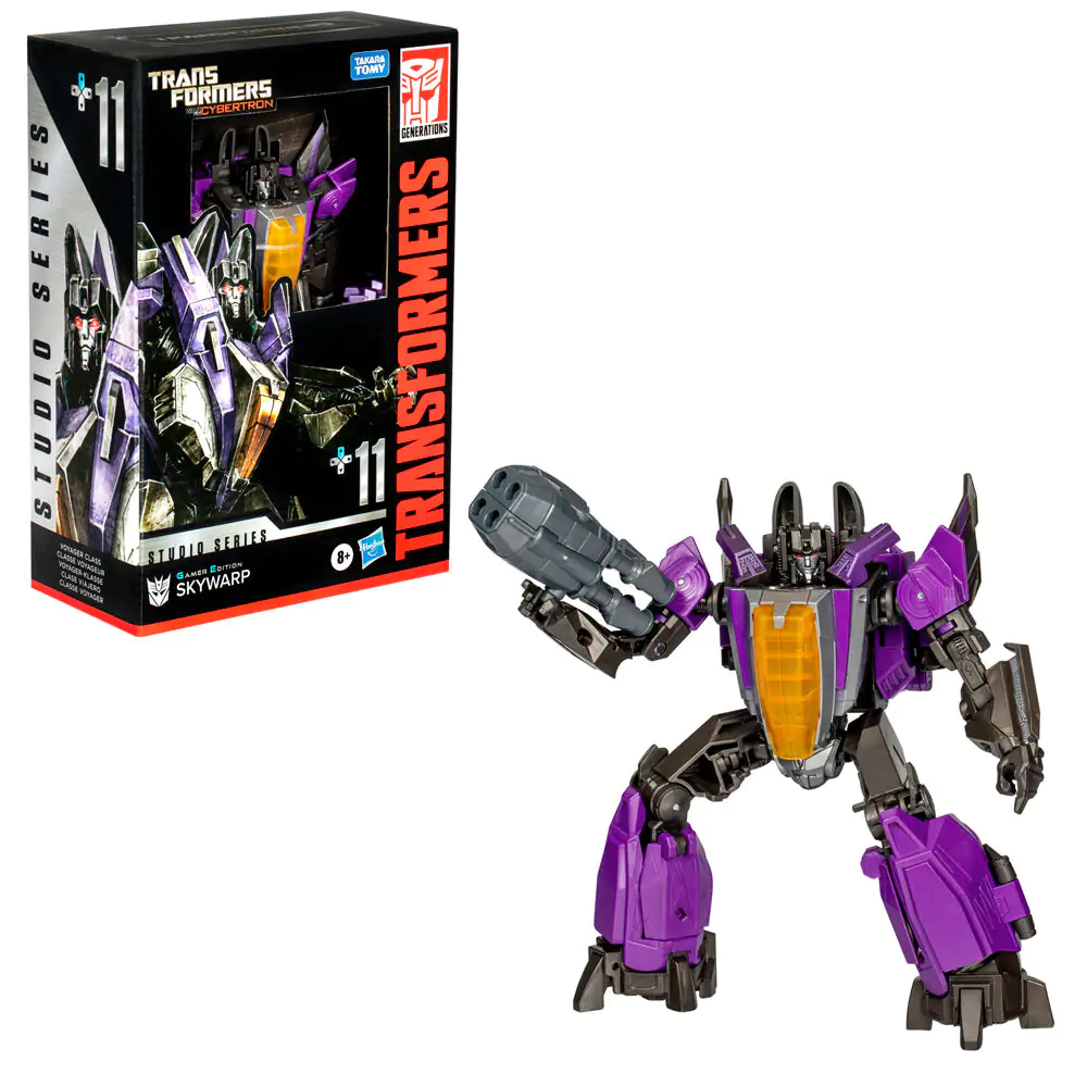 Transformers Cybertron Studio Series Gamer Edition Skywarp figúrka 16,5 cm termékfotó