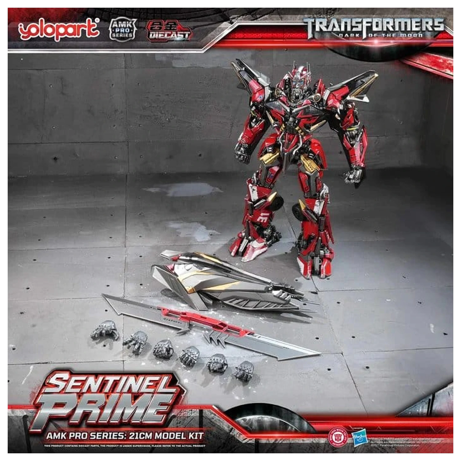 Transformers: Dark of the Moon AMK PRO Series Plastikový model Sentinel Prime 21 cm produktová fotografia