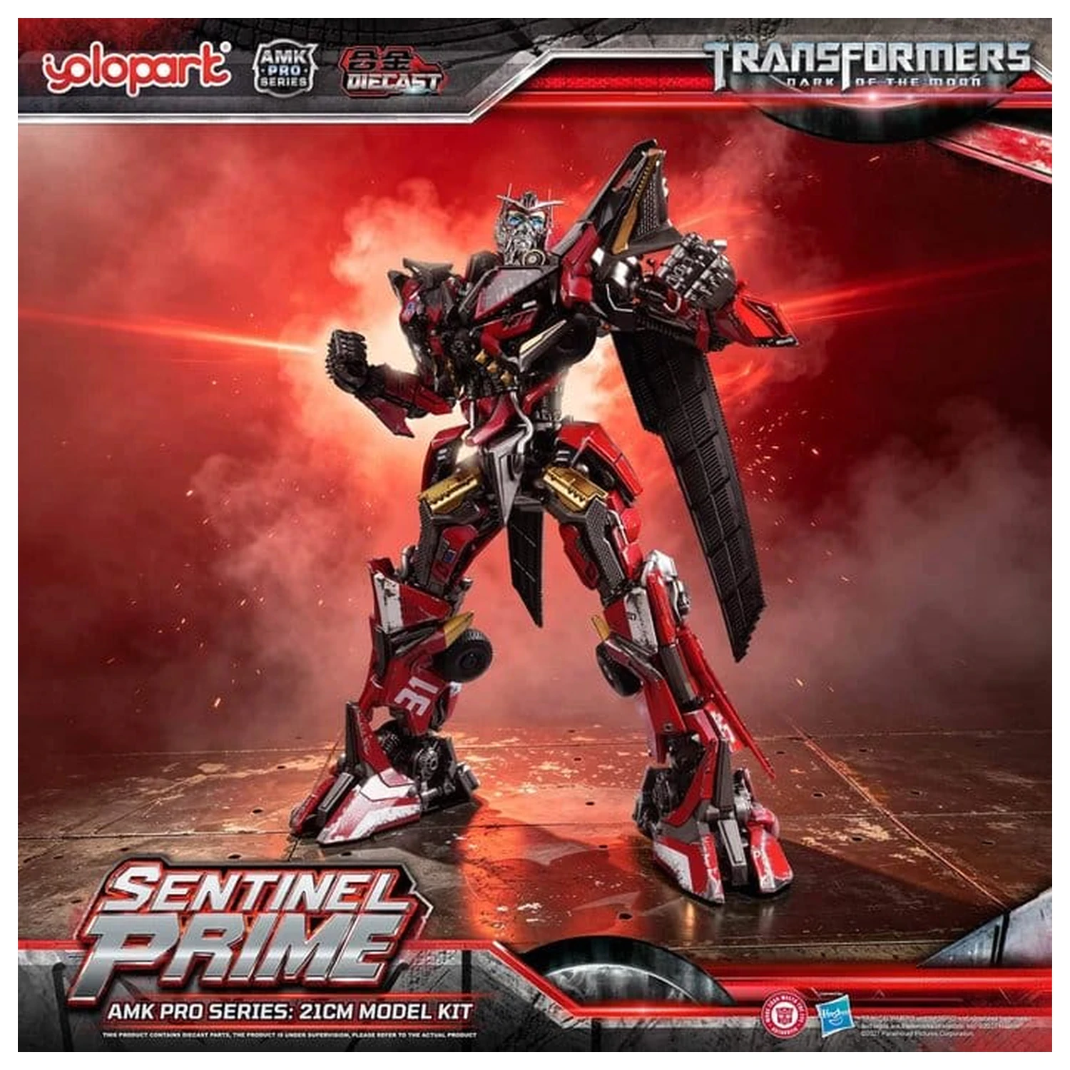 Transformers: Dark of the Moon AMK PRO Series Plastikový model Sentinel Prime 21 cm produktová fotografia