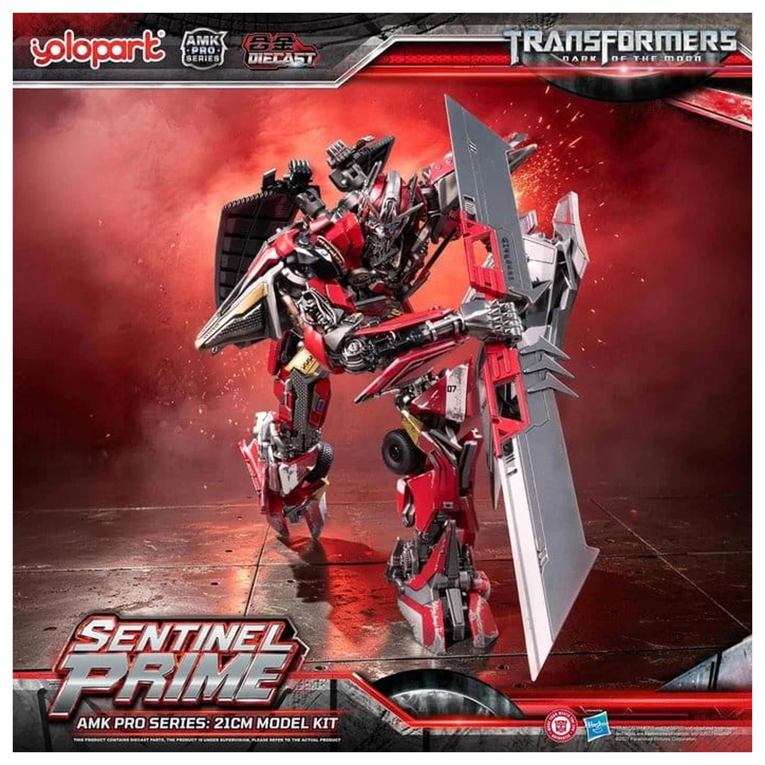 Transformers: Dark of the Moon AMK PRO Series Plastikový model Sentinel Prime 21 cm produktová fotografia