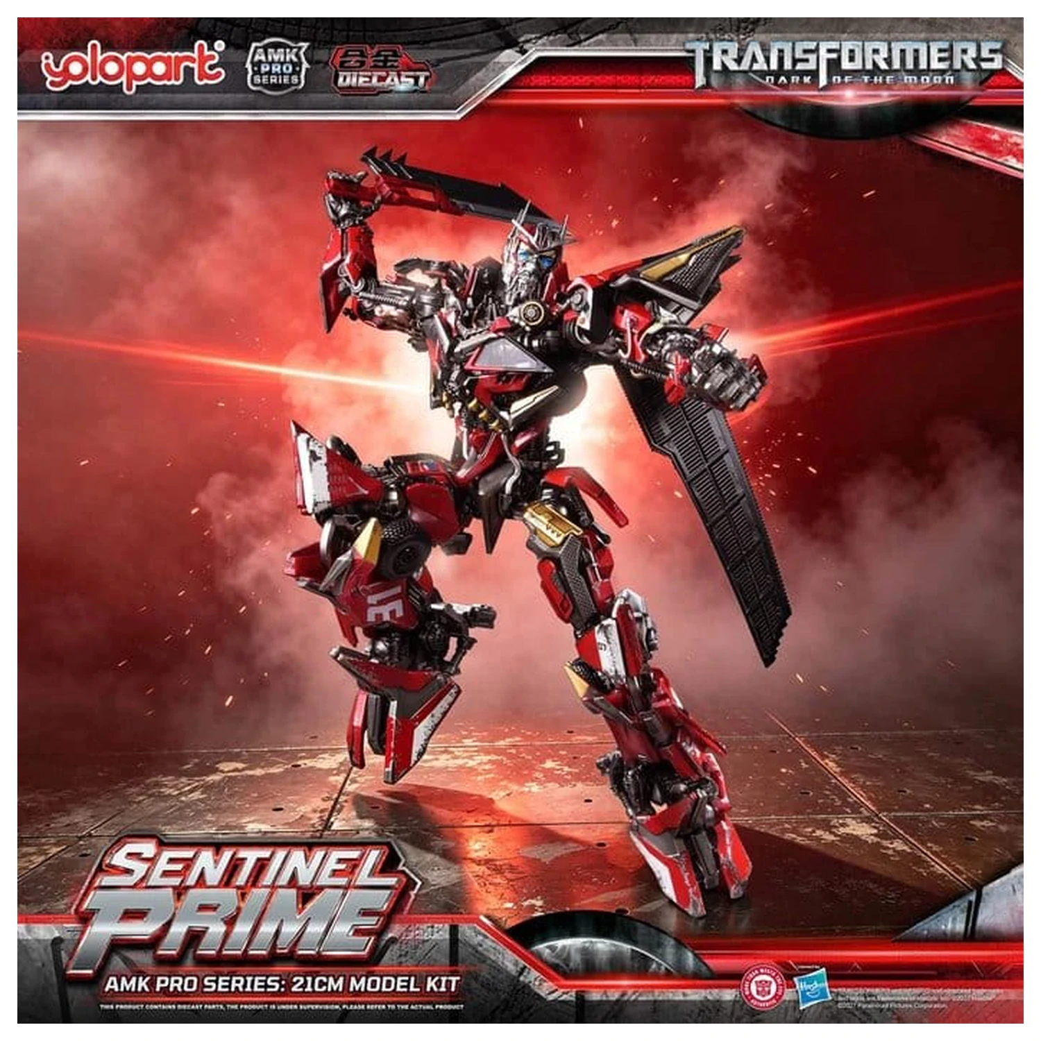 Transformers: Dark of the Moon AMK PRO Series Plastikový model Sentinel Prime 21 cm produktová fotografia