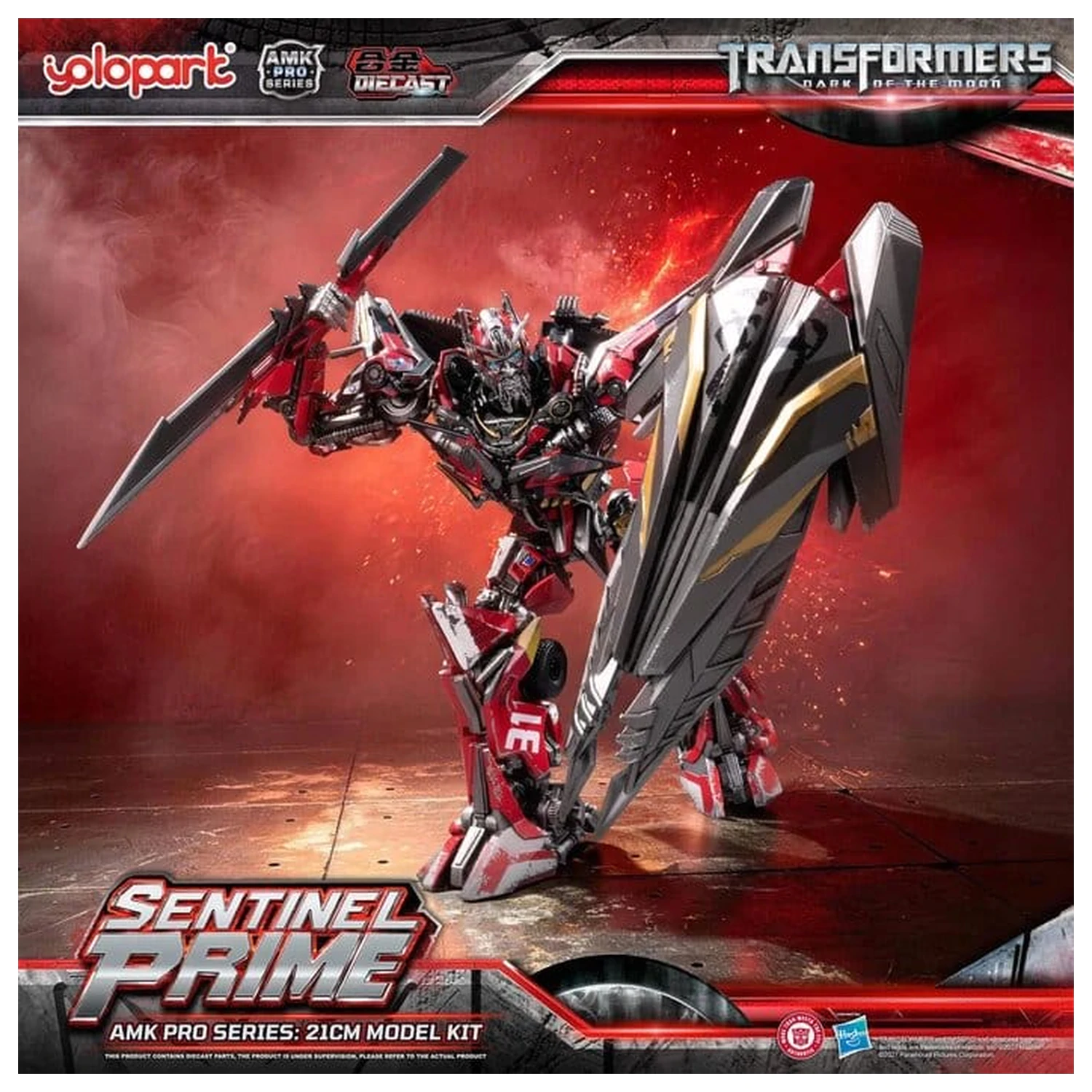 Transformers: Dark of the Moon AMK PRO Series Plastikový model Sentinel Prime 21 cm produktová fotografia