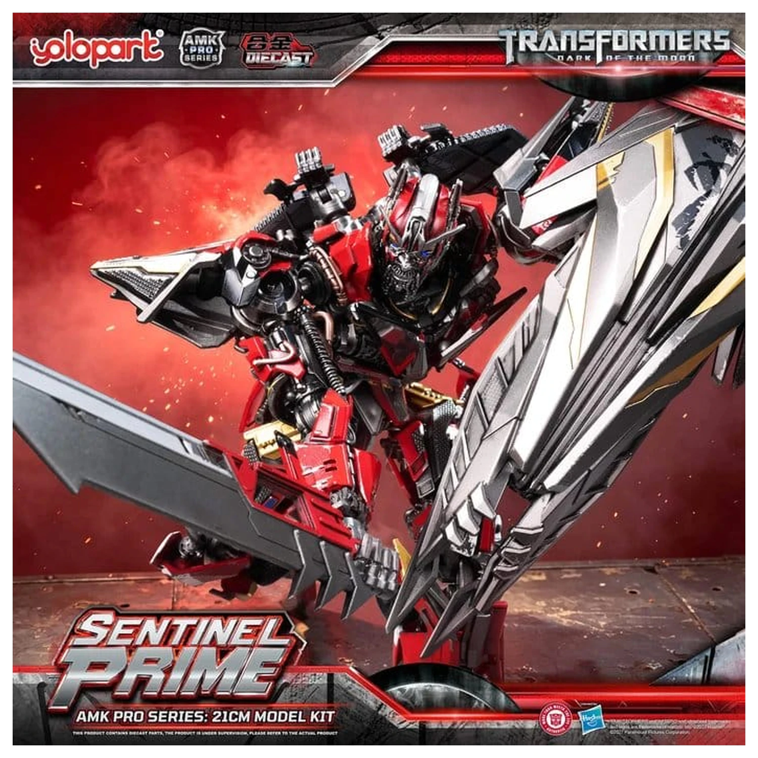 Transformers: Dark of the Moon AMK PRO Series Plastikový model Sentinel Prime 21 cm produktová fotografia