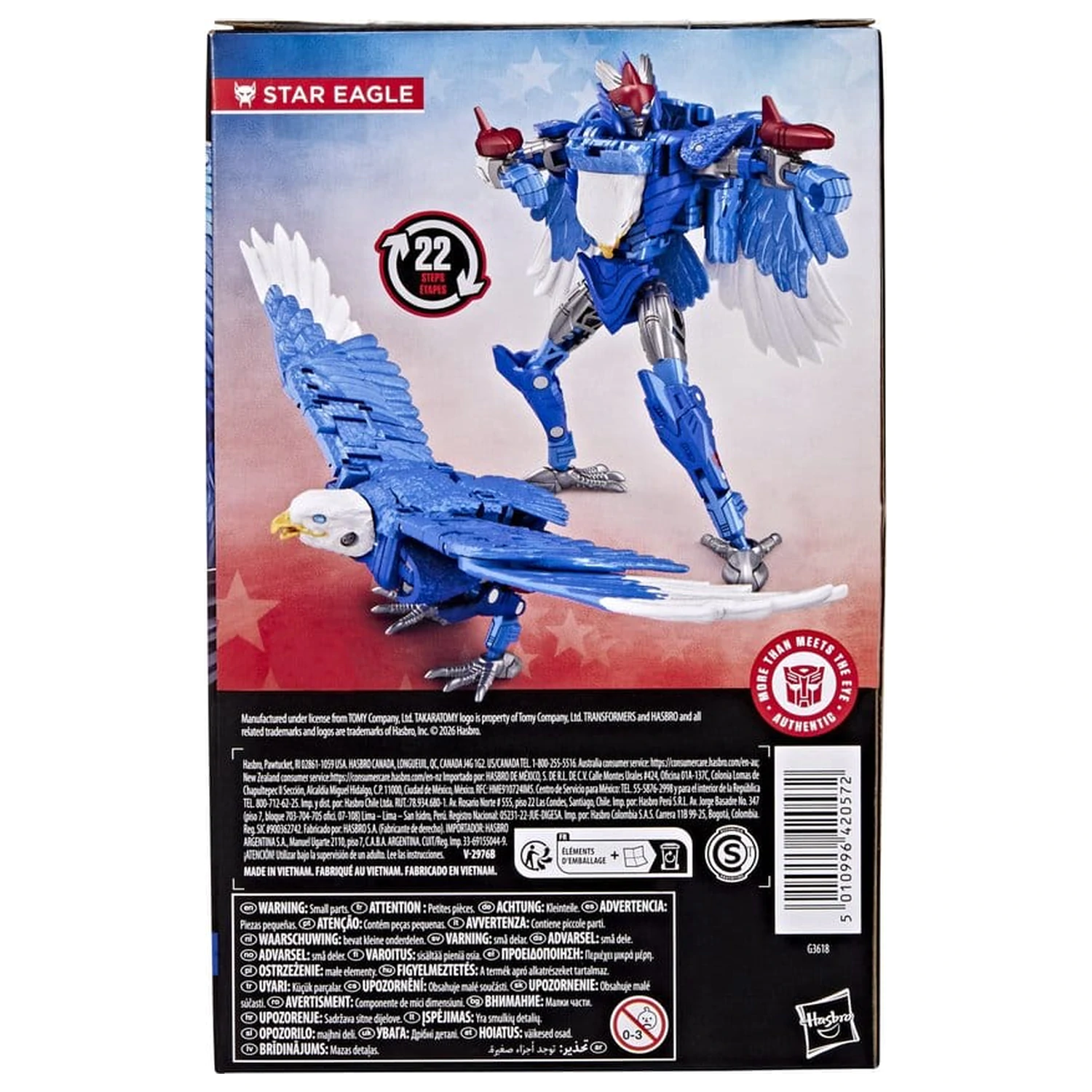 Transformers Deluxe Class Akčná figúrka Star Eagle 11 cm produktová fotografia