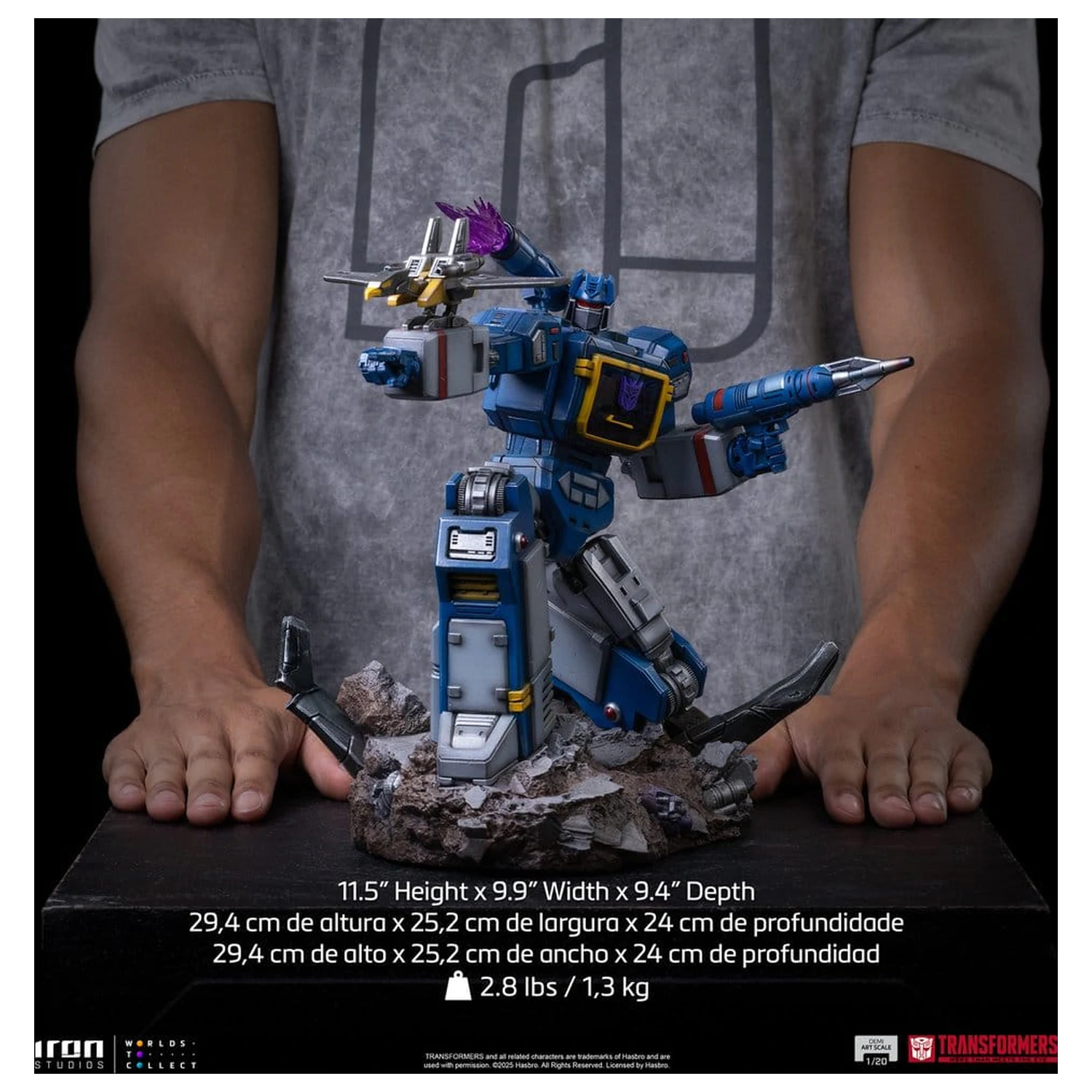 Transformers Demi Scale socha 1/20 Soundwave 29 cm produktová fotografia