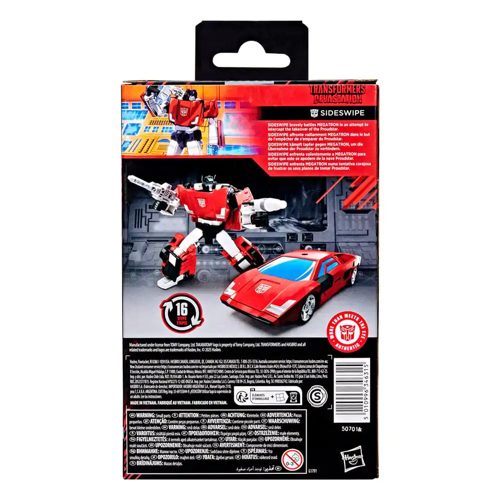 Transformers: Devastation Studio Series Deluxe Class Akčná figúrka Sideswipe 11 cm produktová fotografia