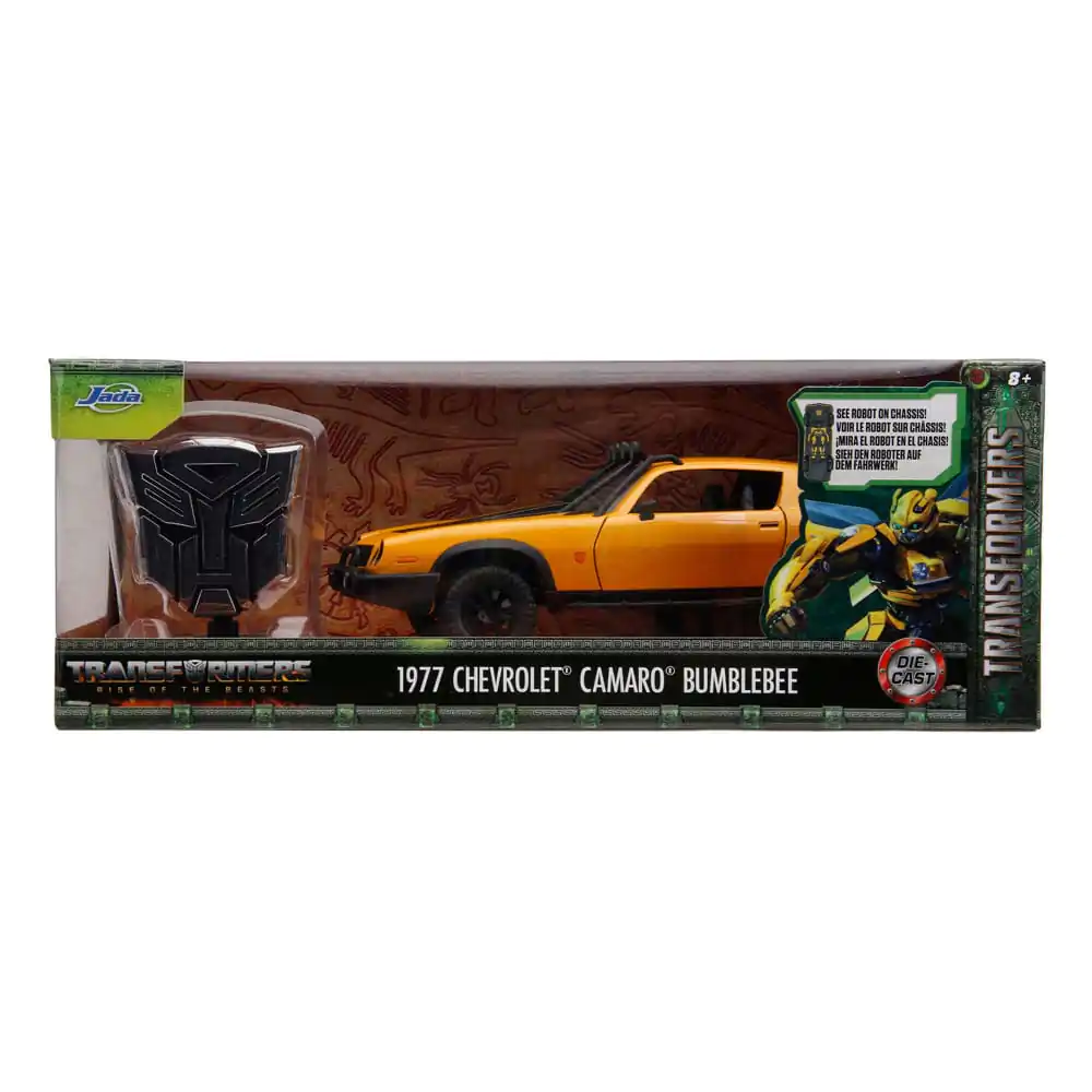 Transformers Diecast Model 1/24 1977 Chevy Camaro T7 Bumblebee – odlievaný model produktová fotografia