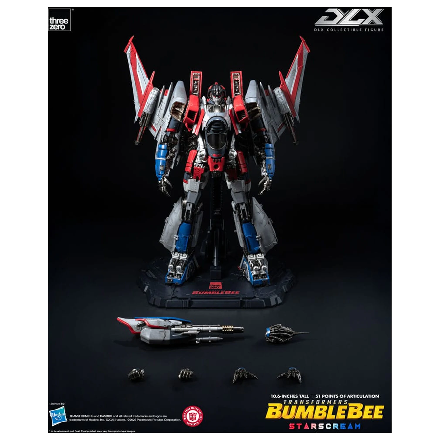 Transformers DLX akčná figúrka Starscream Bumblebee 27 cm produktová fotografia