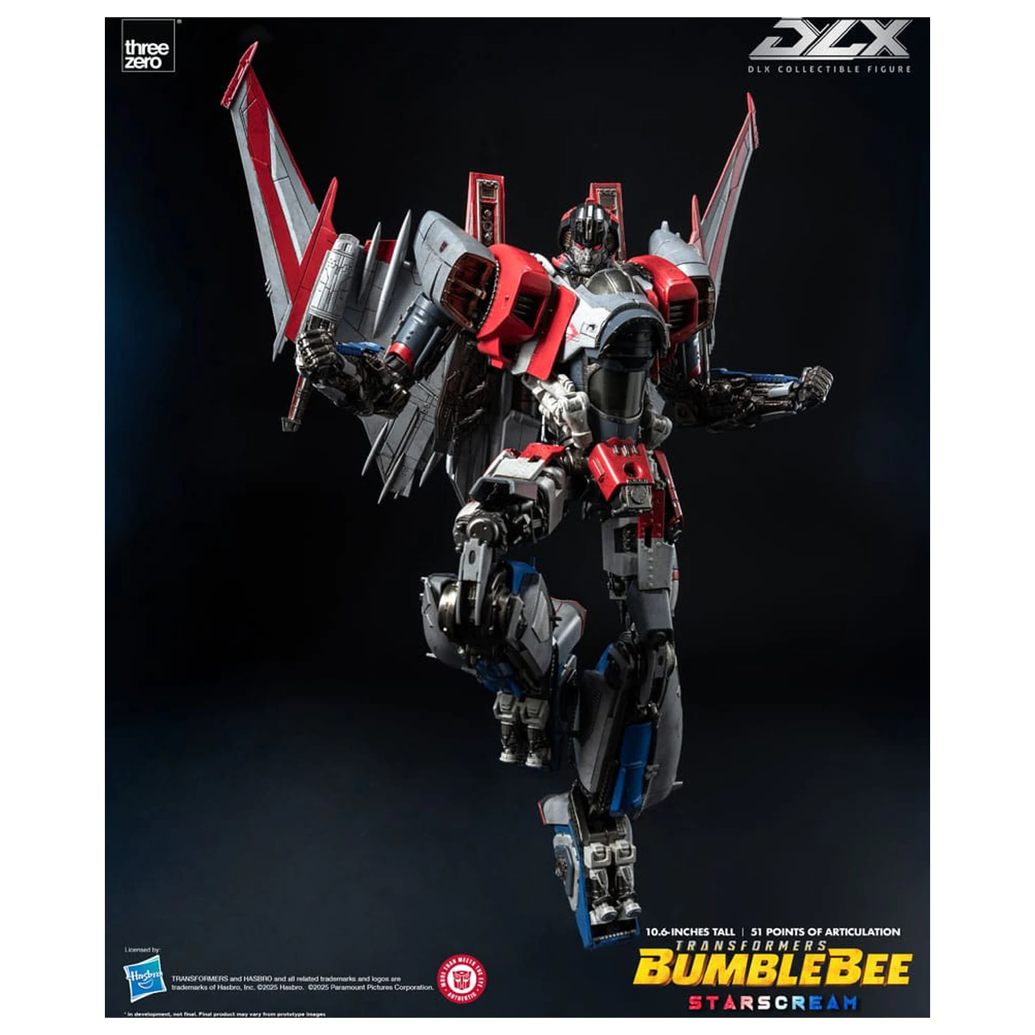 Transformers DLX akčná figúrka Starscream Bumblebee 27 cm produktová fotografia