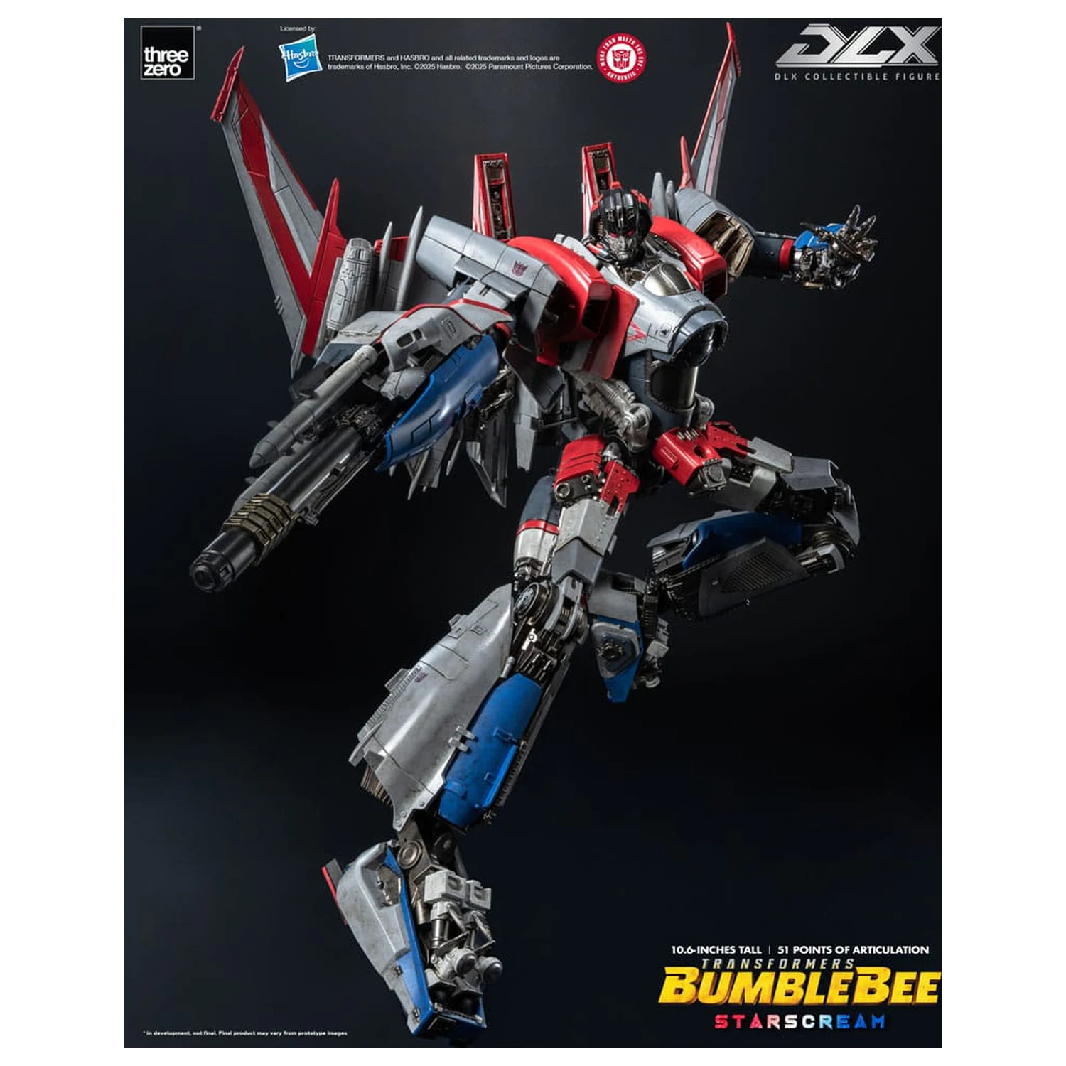 Transformers DLX akčná figúrka Starscream Bumblebee 27 cm produktová fotografia