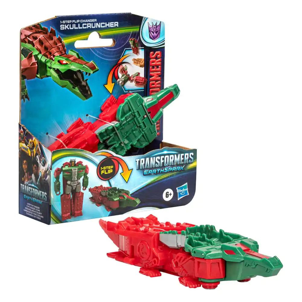 Transformers EarthSpark 1-Step Flip Changer akčná figúrka Skullcruncher 10 cm produktová fotografia