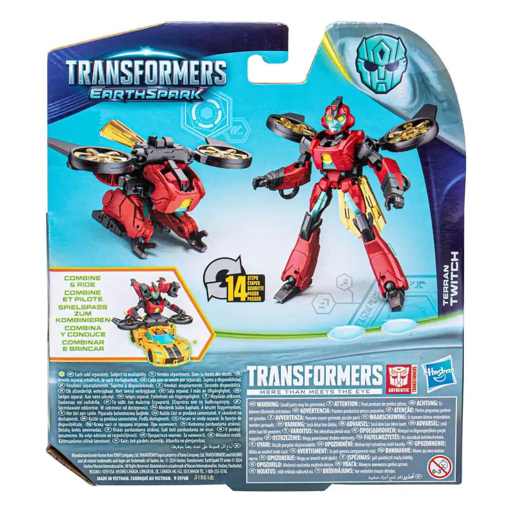 Transformers EarthSpark Warrior Class akčná figúrka Terran Twitch 13 cm produktová fotografia