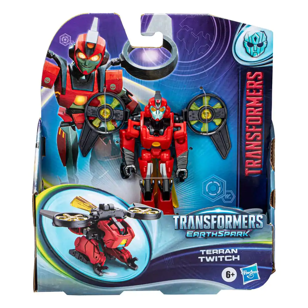 Transformers EarthSpark Warrior Class akčná figúrka Terran Twitch 13 cm produktová fotografia