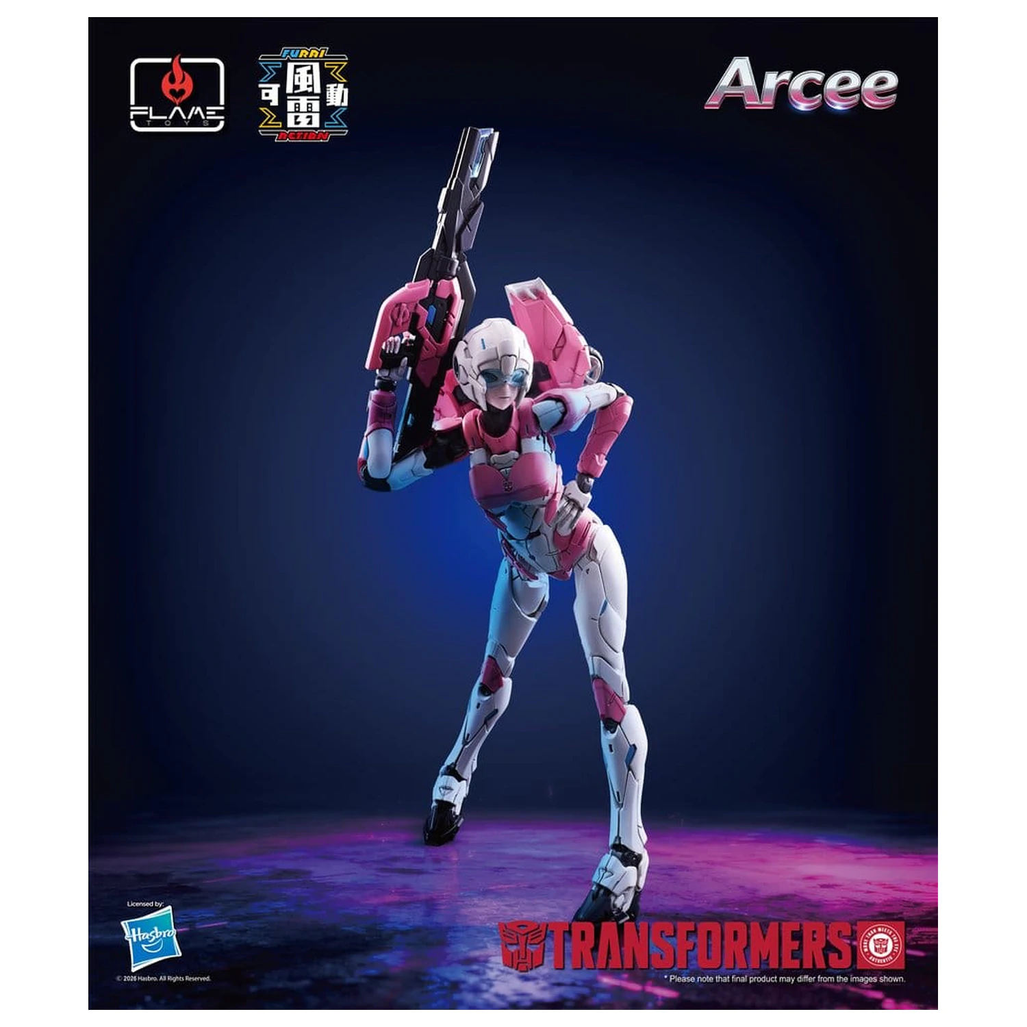 Transformers Furai Action akčná figúrka Arcee 16 cm produktová fotografia