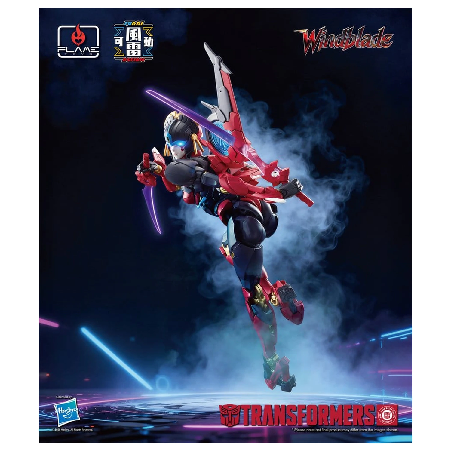 Transformers Furai Action Akčná figúrka Windblade 16 cm produktová fotografia