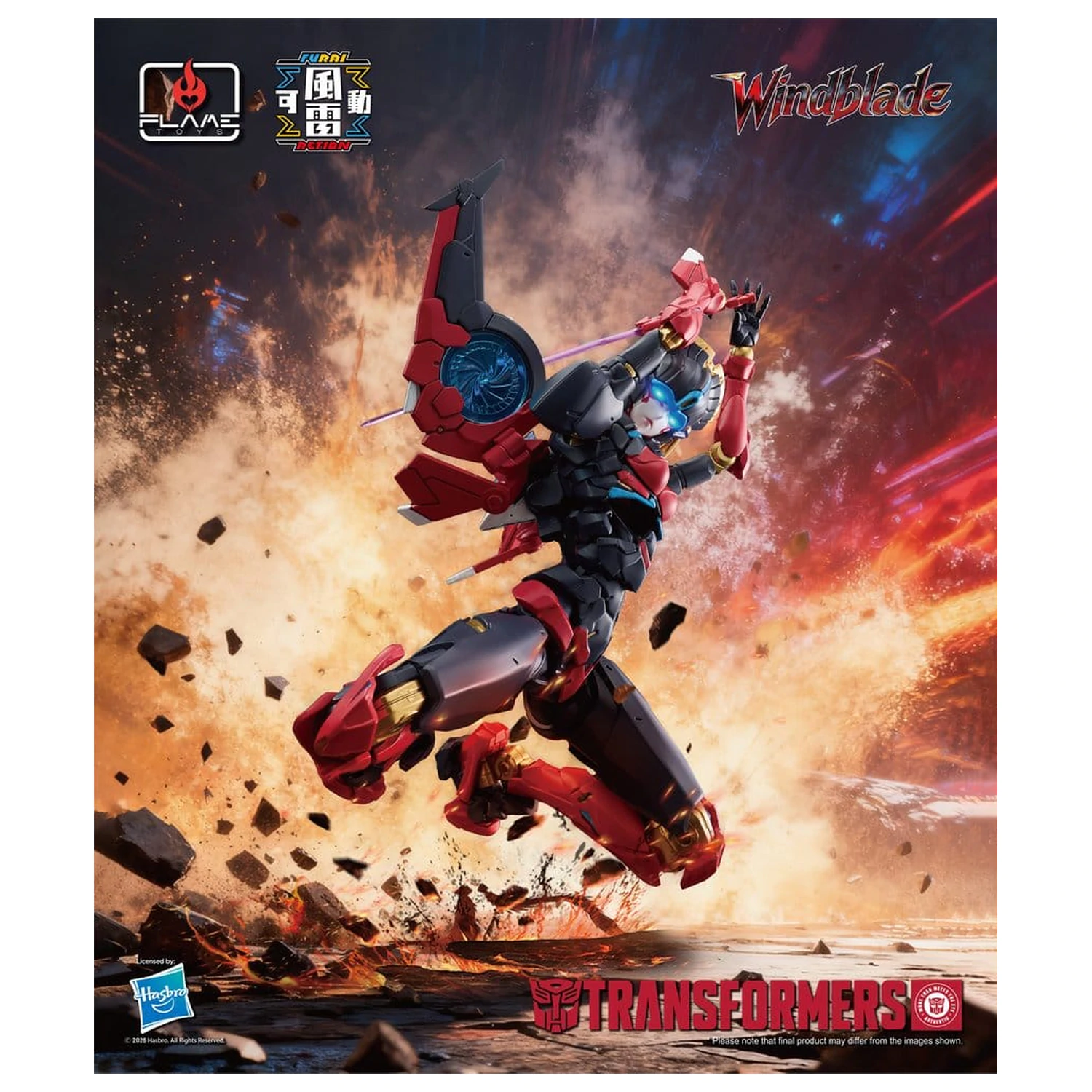 Transformers Furai Action Akčná figúrka Windblade 16 cm produktová fotografia