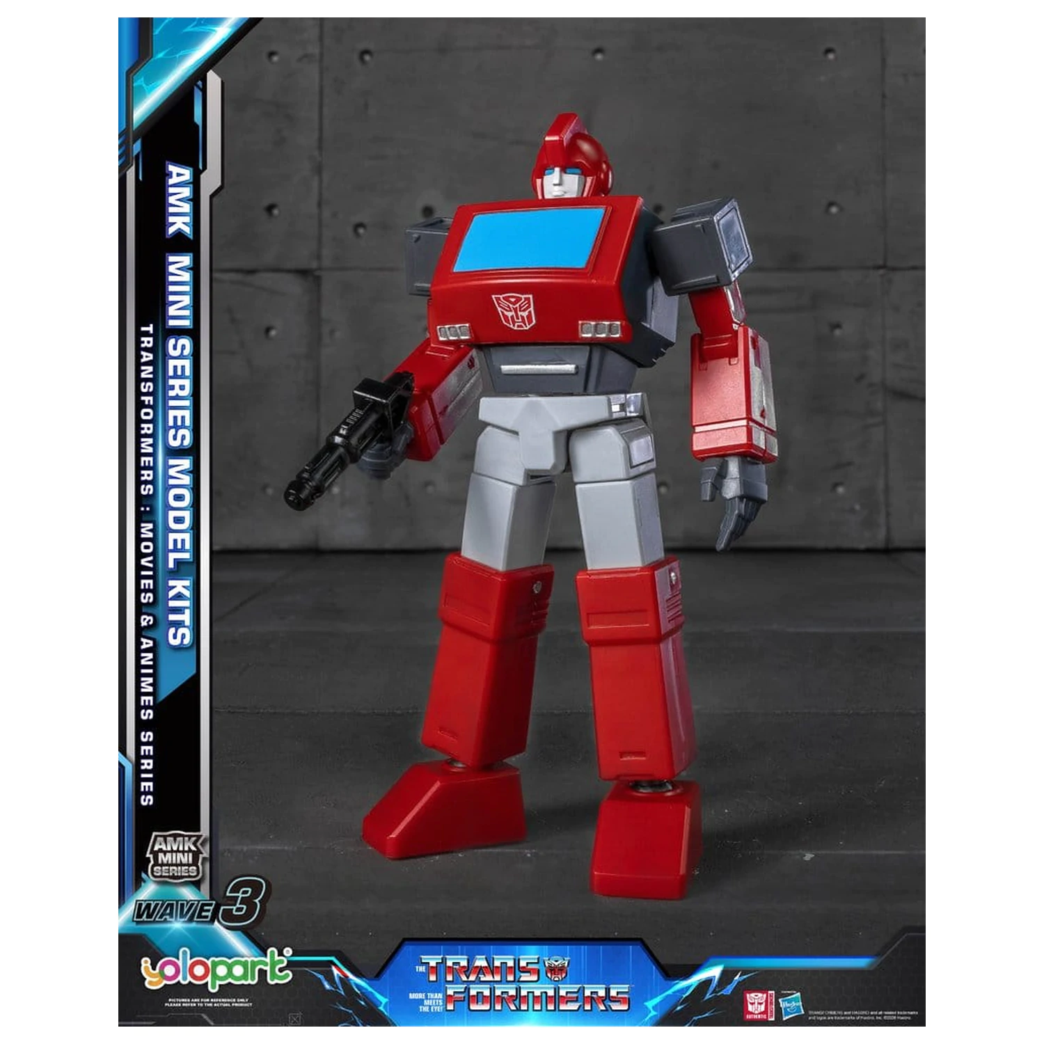 Transformers Generation One AMK Mini Series Plastic Model Kit Wave 3 Ironhide G1 11 cm produktová fotografia