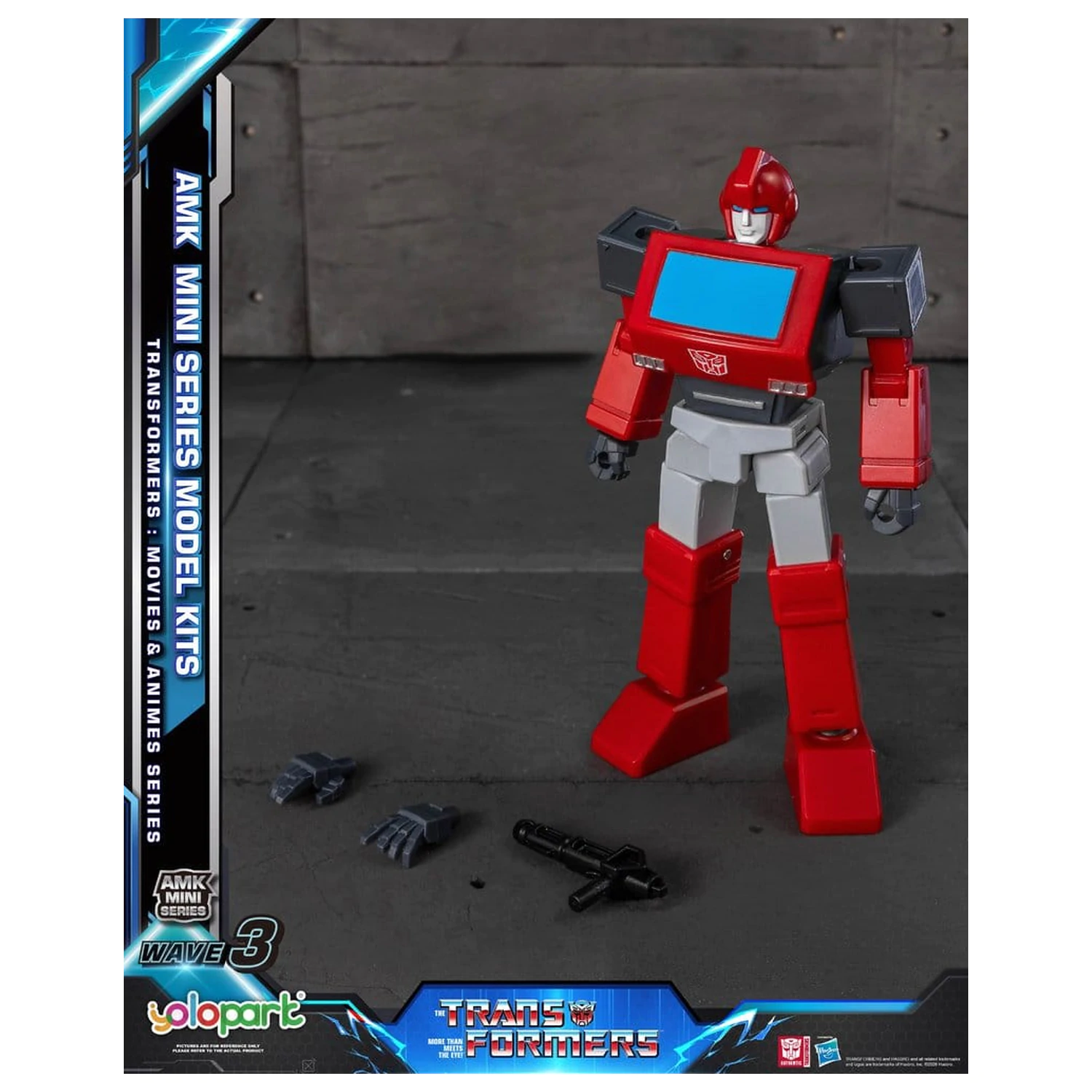 Transformers Generation One AMK Mini Series Plastic Model Kit Wave 3 Ironhide G1 11 cm produktová fotografia