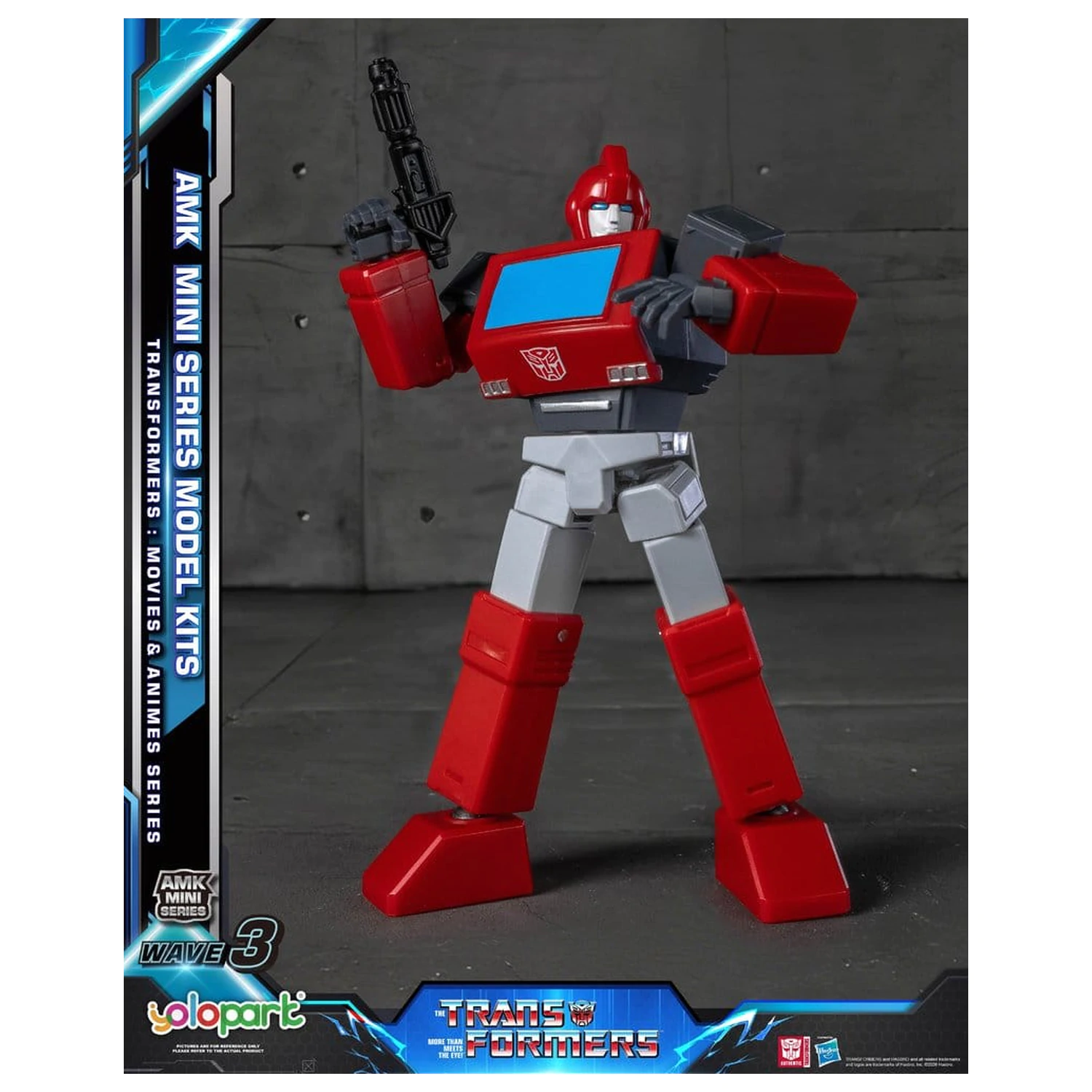 Transformers Generation One AMK Mini Series Plastic Model Kit Wave 3 Ironhide G1 11 cm produktová fotografia