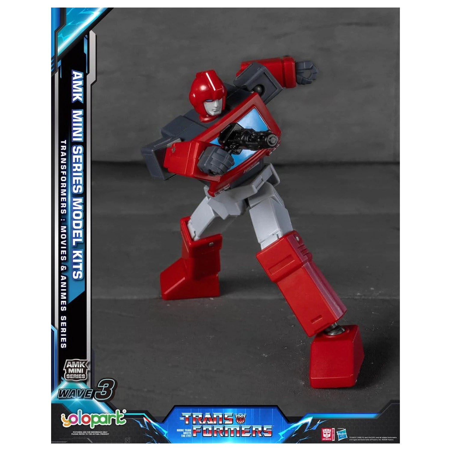 Transformers Generation One AMK Mini Series Plastic Model Kit Wave 3 Ironhide G1 11 cm produktová fotografia