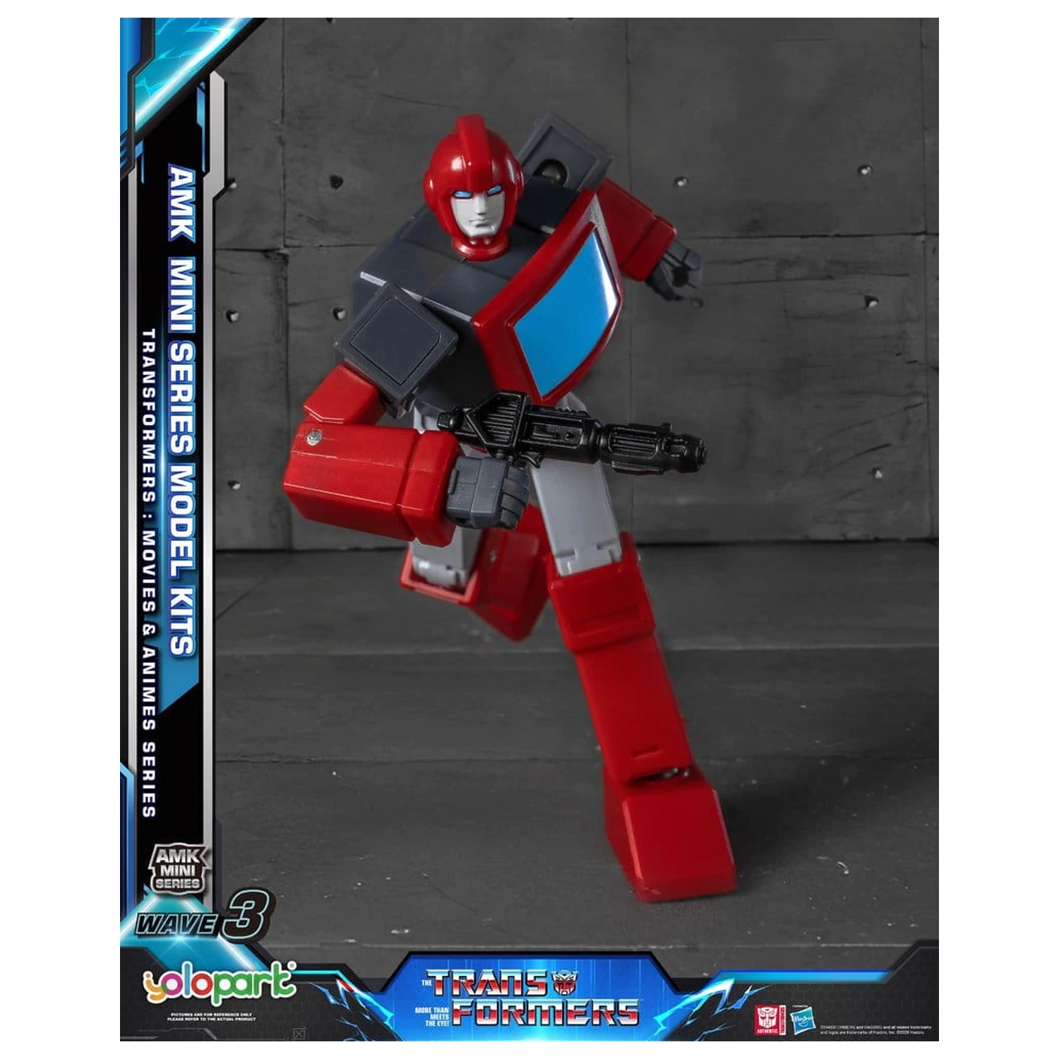 Transformers Generation One AMK Mini Series Plastic Model Kit Wave 3 Ironhide G1 11 cm produktová fotografia