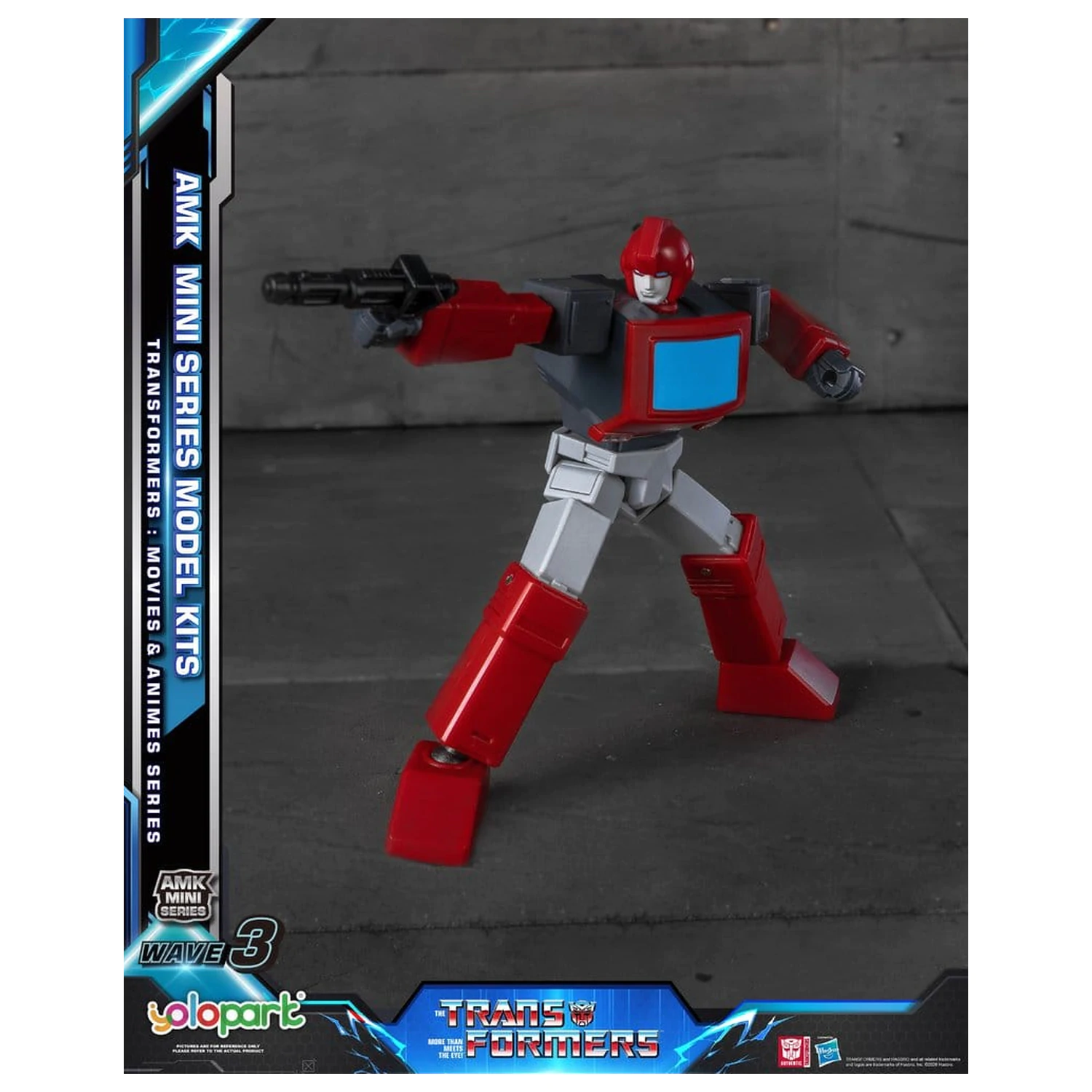 Transformers Generation One AMK Mini Series Plastic Model Kit Wave 3 Ironhide G1 11 cm produktová fotografia