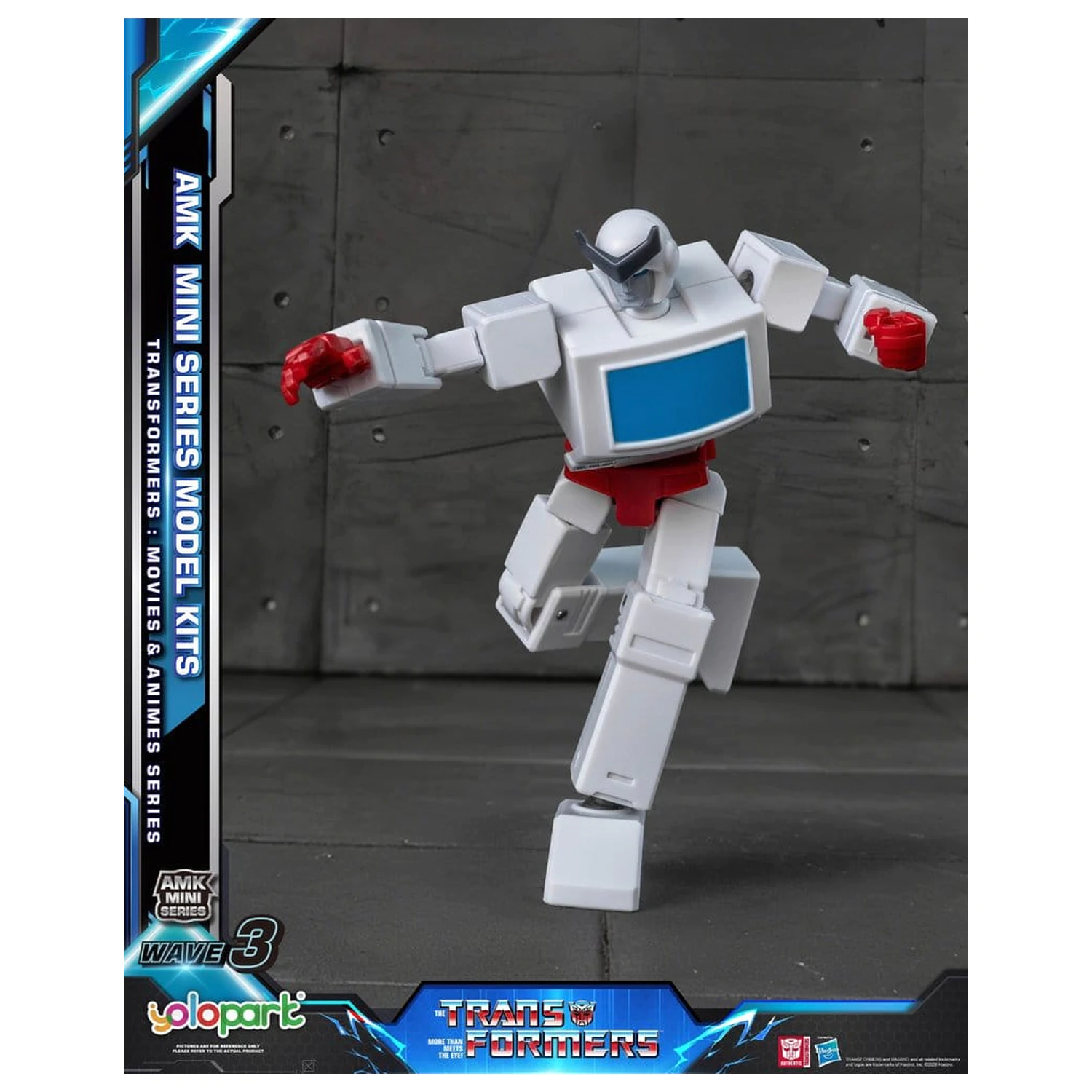 Transformers Generation One AMK Mini Series plastový model stavebnice Wave 3 Ratchet G1 11 cm produktová fotografia