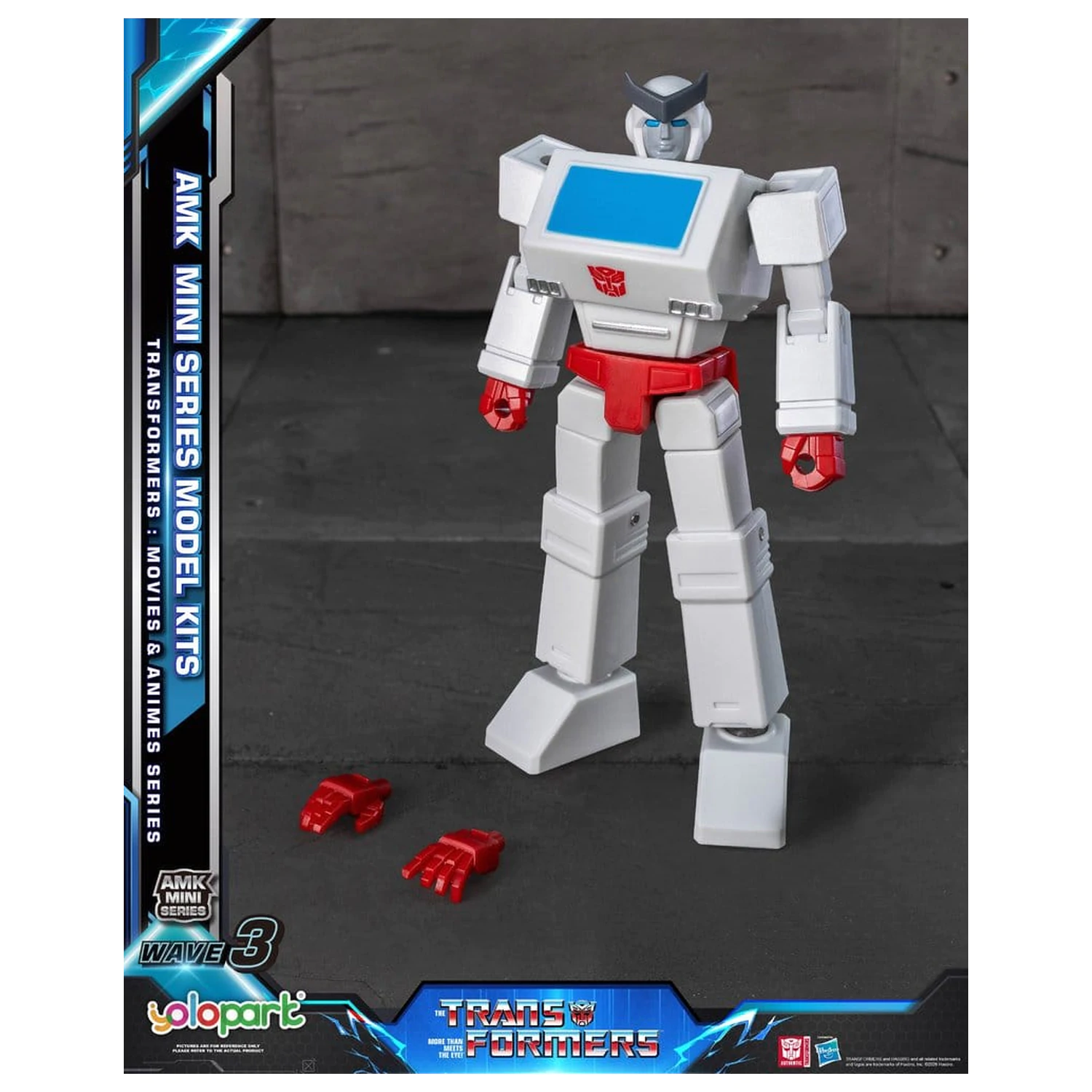 Transformers Generation One AMK Mini Series plastový model stavebnice Wave 3 Ratchet G1 11 cm produktová fotografia