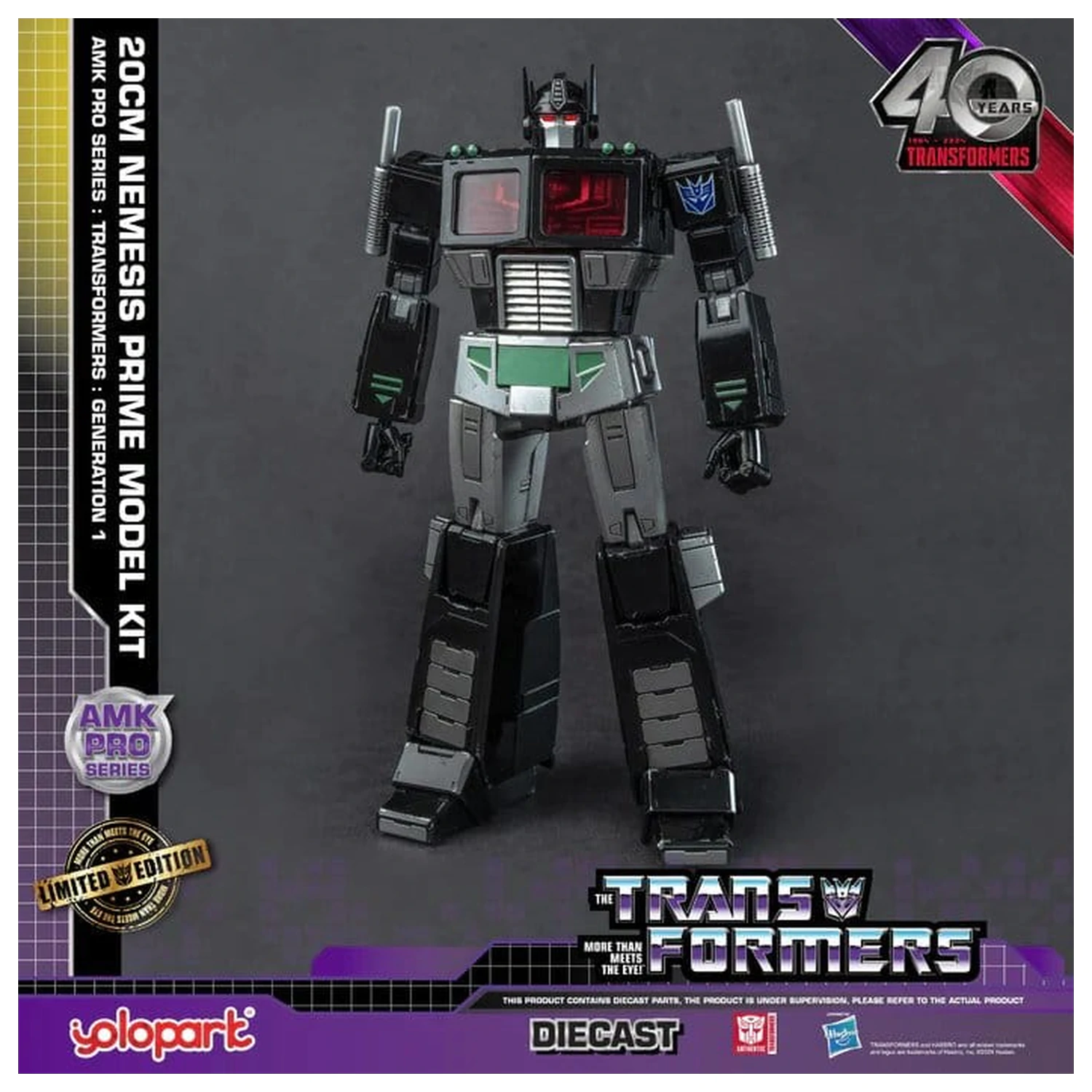 Transformers: Generation One AMK Pro Series Model Kit Nemesis Prime 20 cm produktová fotografia