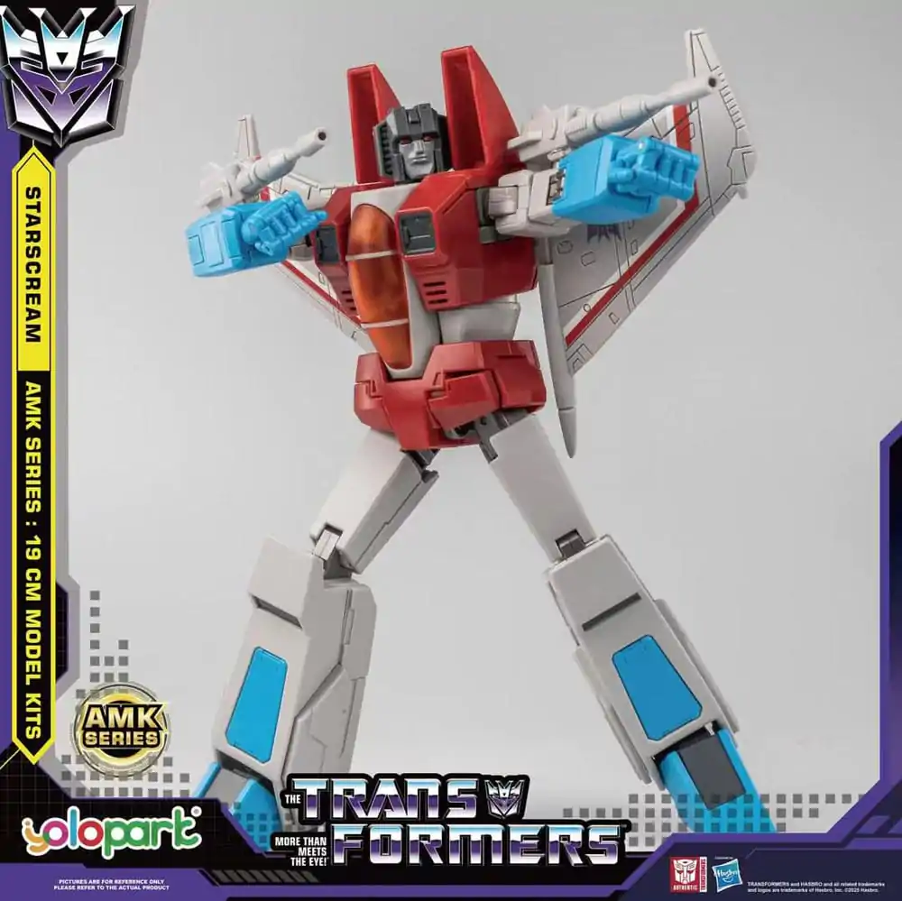 Transformers Generation One AMK Series Plastová stavebnica Starscream 19 cm produktová fotografia