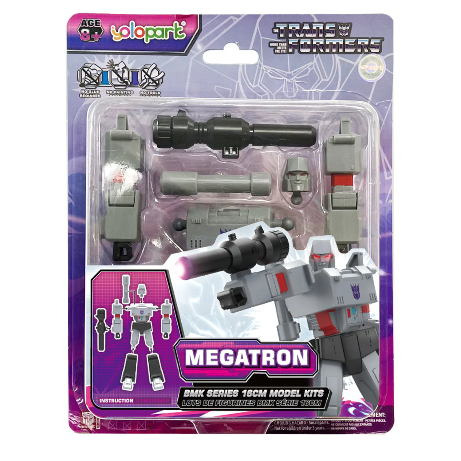 Transformers Generation One BMK Series Model Kit Megatron 16 cm produktová fotografia