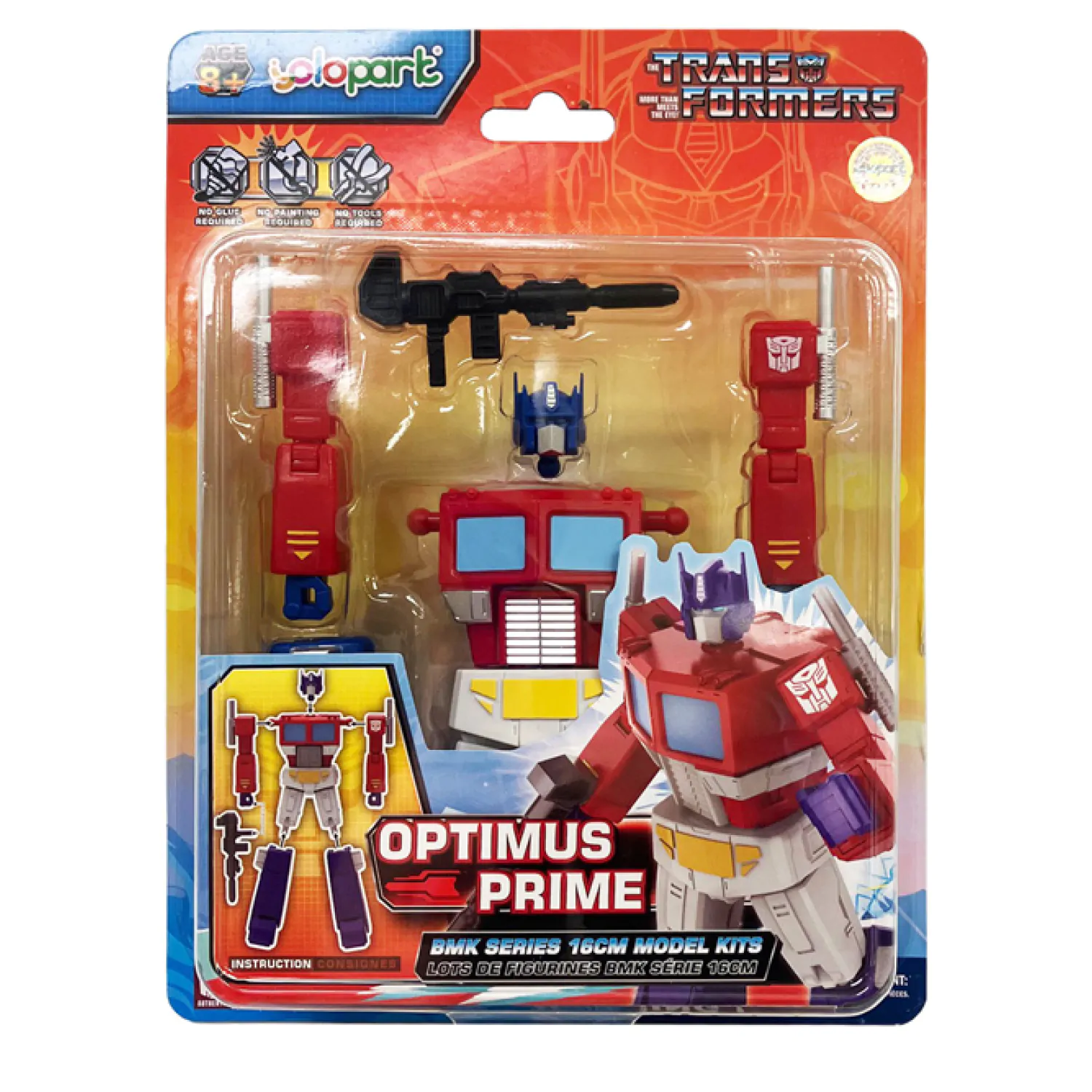Transformers Generation One BMK Series modelová stavebnica Optimus Prime 16 cm produktová fotografia
