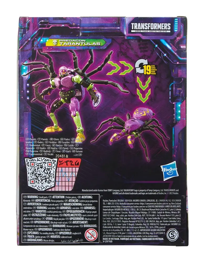 Transformers Generations Legacy Deluxe Class akčná figúrka 2022 Predacon Tarantulas 14 cm produktová fotografia