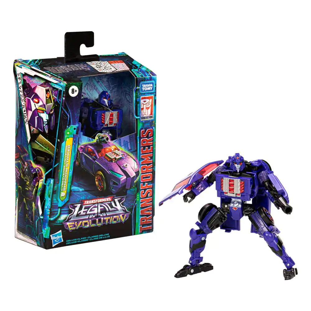 Transformers Generations Legacy Evolution Deluxe Class akčná figúrka Cyberverse Universe Shadow Striker 14 cm produktová fotografia