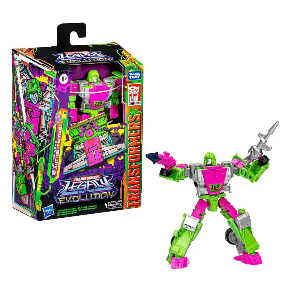 Transformers Generations Legacy Evolution Deluxe Class akčná figúrka G2 Universe Autobot Mirage 14 cm produktová fotografia