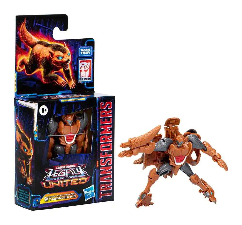 Transformers Generations Legacy United Core Class Akčná Figúrka Beast Wars II Universe Tasmania Kid 9 cm produktová fotografia
