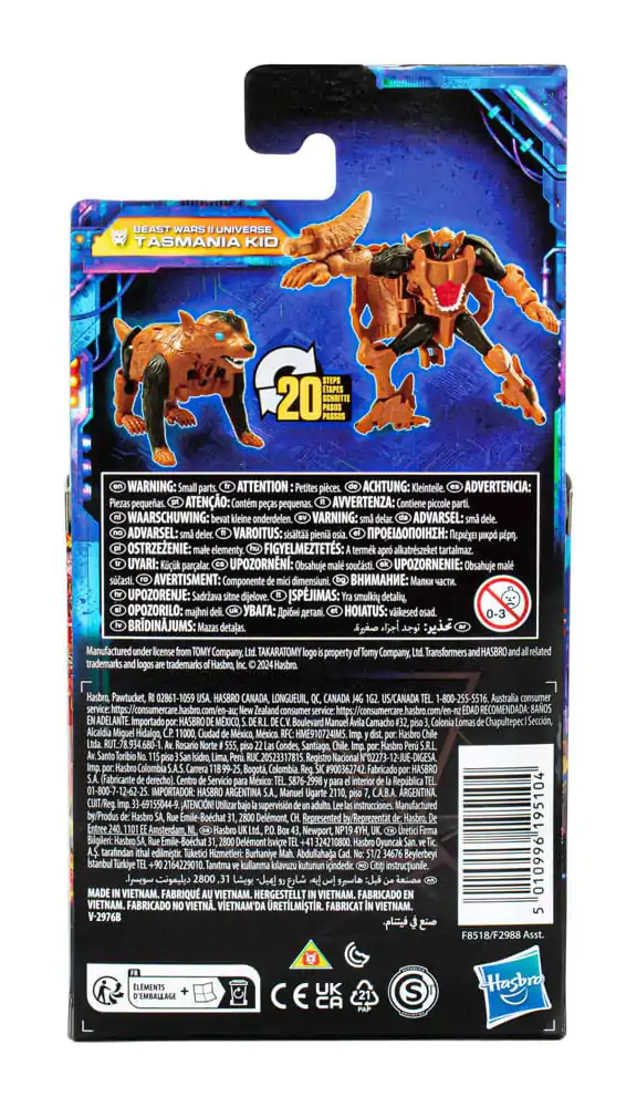 Transformers Generations Legacy United Core Class Akčná Figúrka Beast Wars II Universe Tasmania Kid 9 cm produktová fotografia