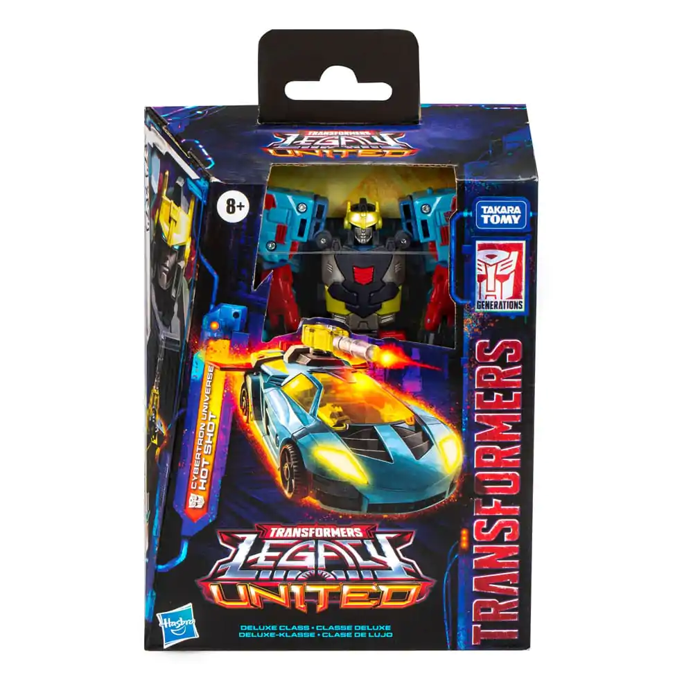 Transformers Generations Legacy United Deluxe Class akčná figúrka Cybertron Universe Hot Shot 14 cm produktová fotografia