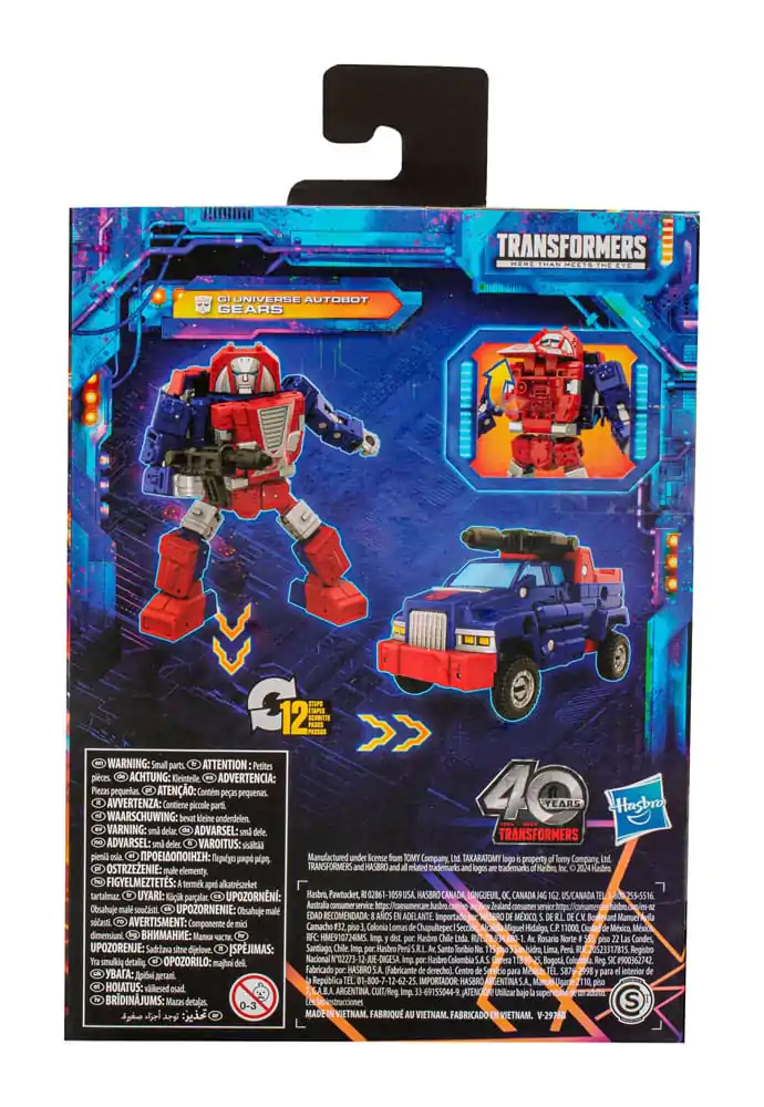 Transformers Generations Legacy United Deluxe Class Akčná figúrka G1 Universe Autobot Gears 14 cm termékfotó