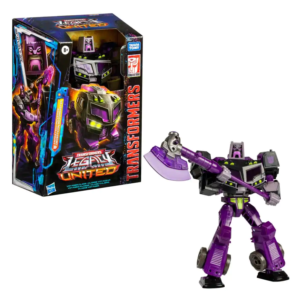 Transformers Generations Legacy United Voyager Class Akčná figúrka Animated Universe Decepticon Motormaster 18 cm termékfotó