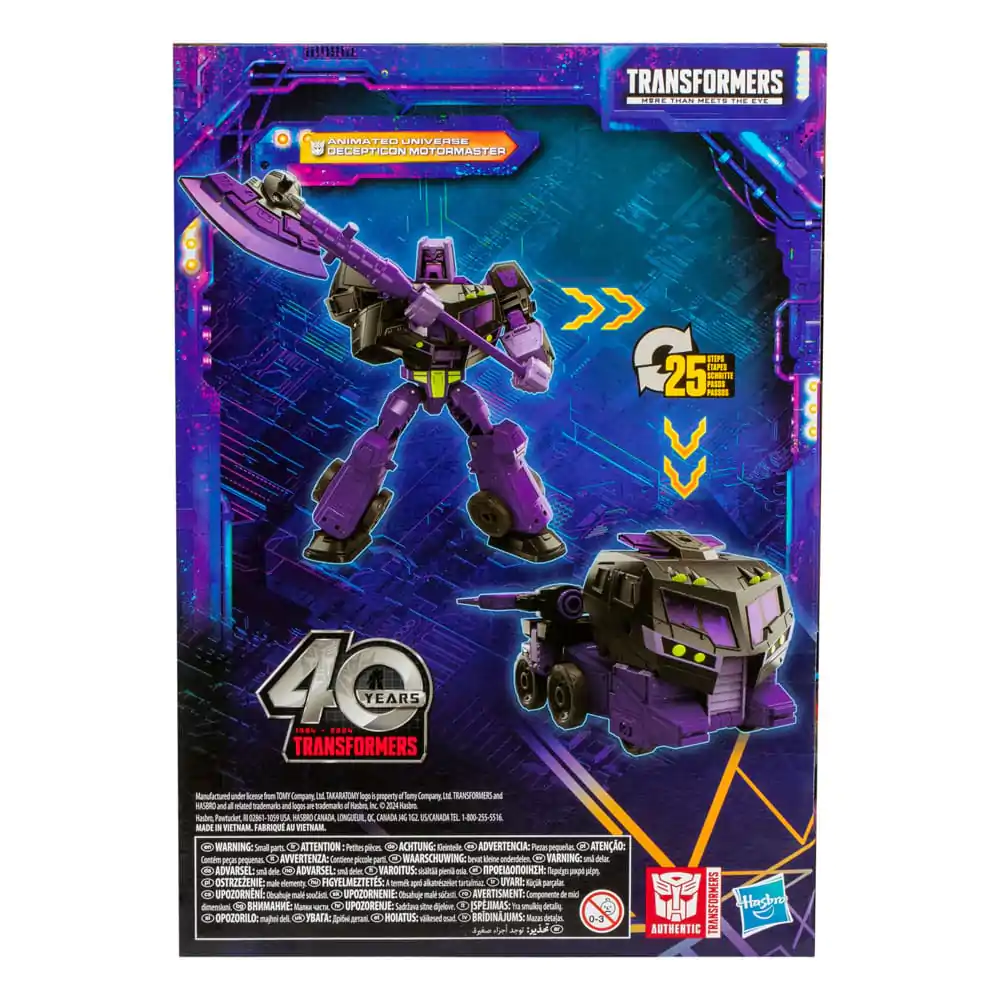 Transformers Generations Legacy United Voyager Class Akčná figúrka Animated Universe Decepticon Motormaster 18 cm termékfotó