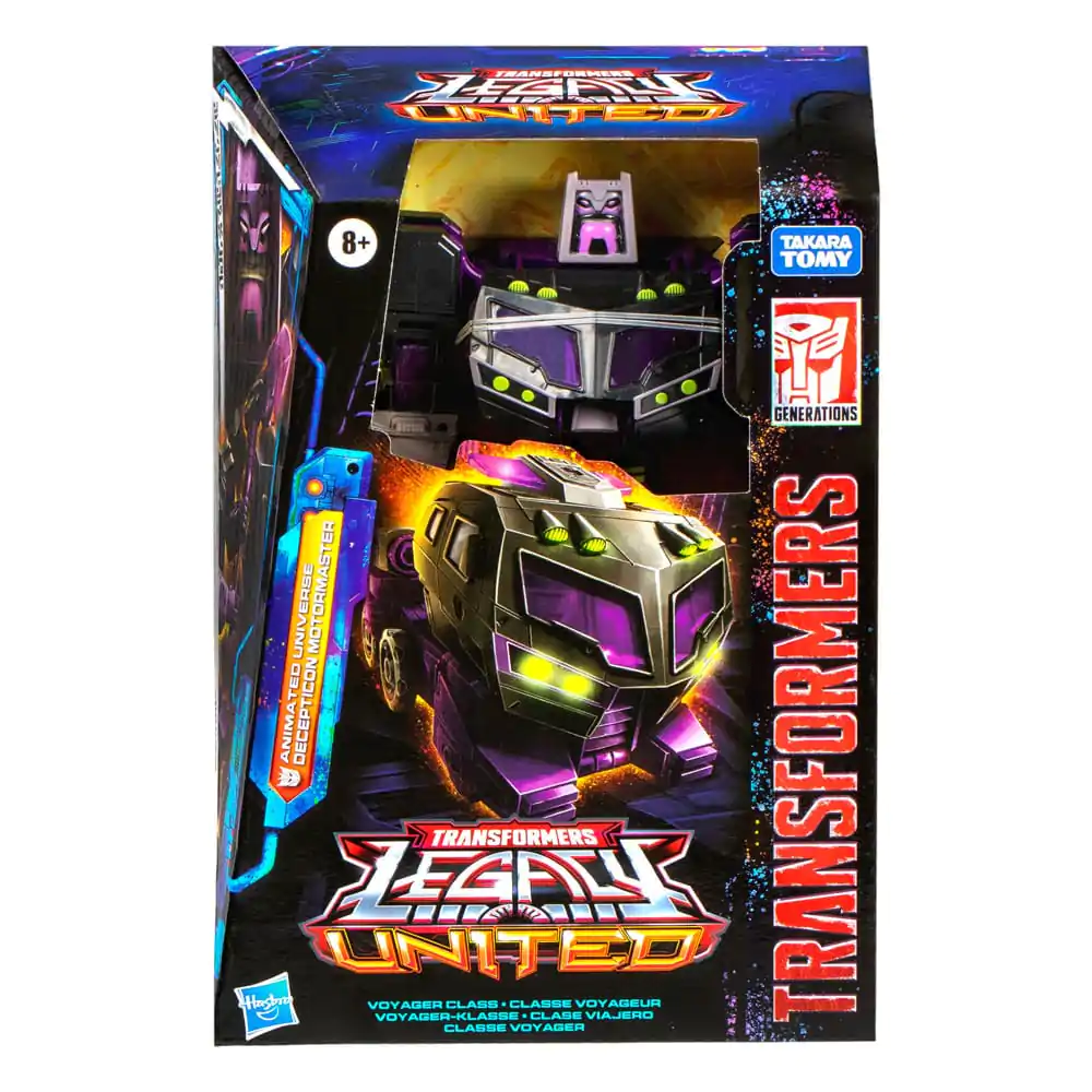 Transformers Generations Legacy United Voyager Class Akčná figúrka Animated Universe Decepticon Motormaster 18 cm termékfotó