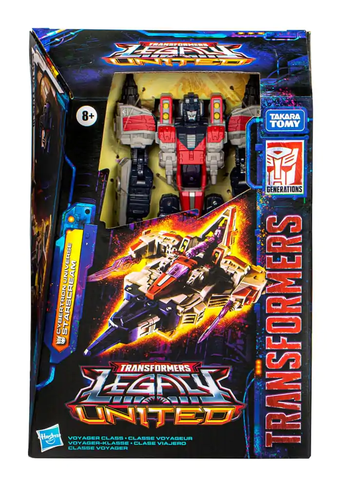 Transformers Generations Legacy United Voyager Class akčná figúrka Cybertron Universe Starscream 18 cm termékfotó