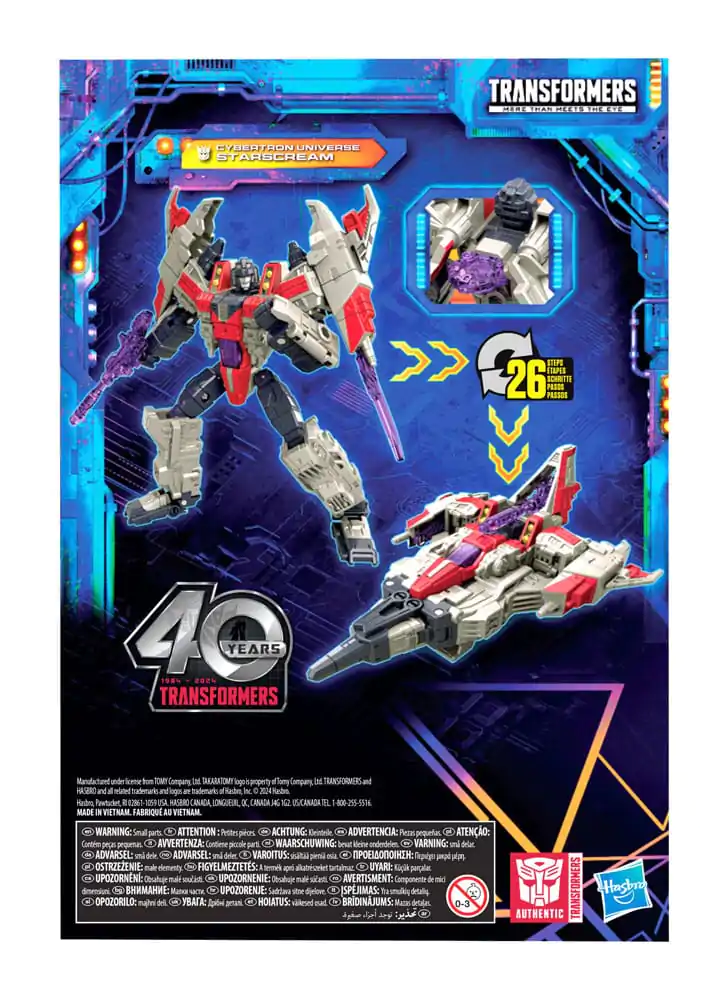 Transformers Generations Legacy United Voyager Class akčná figúrka Cybertron Universe Starscream 18 cm termékfotó