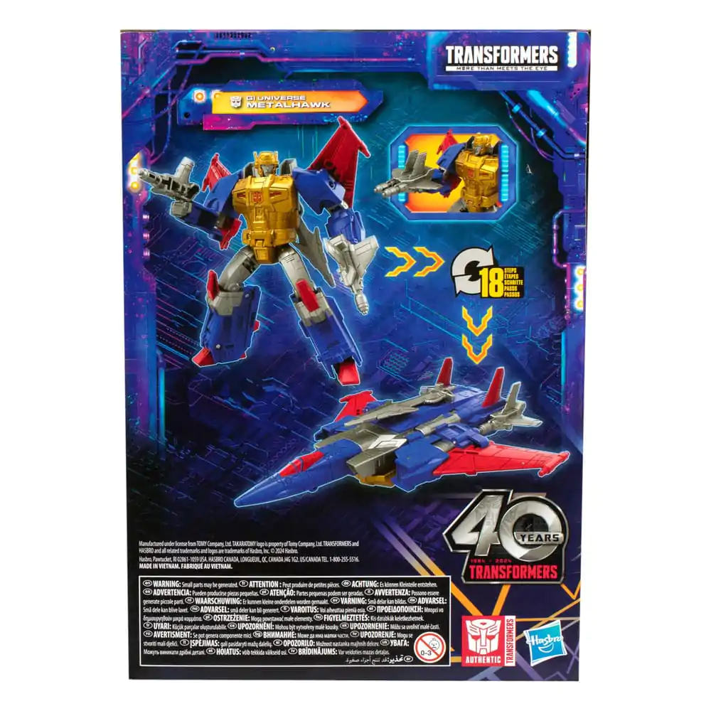 Transformers Generations Legacy United Voyager Class akčná figúrka G1 Universe Metalhawk 18 cm termékfotó