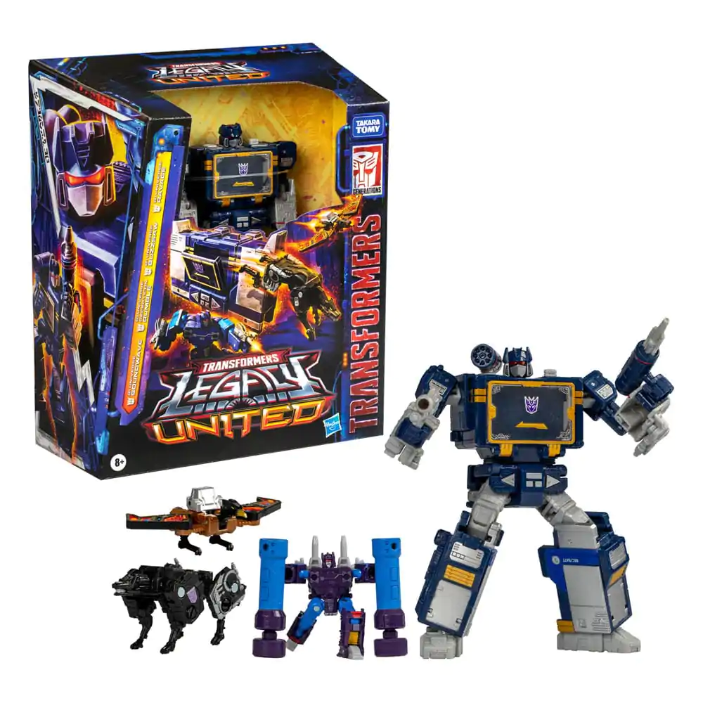 Transformers Generations Legacy United Voyager Class Akčná figúrka G1 Universe Soundwave 18 cm produktová fotografia