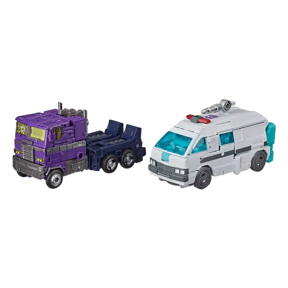 Transformers Generations Selects Akčná figúrka 2-balenie Shattered Glass Optimus Prime (Leader Class) & Ratchet (Deluxe Class) produktová fotografia